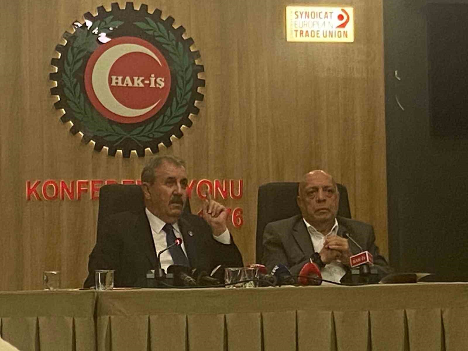 BBP Başkanı Destici’den HAK-İŞ’e ziyaret 