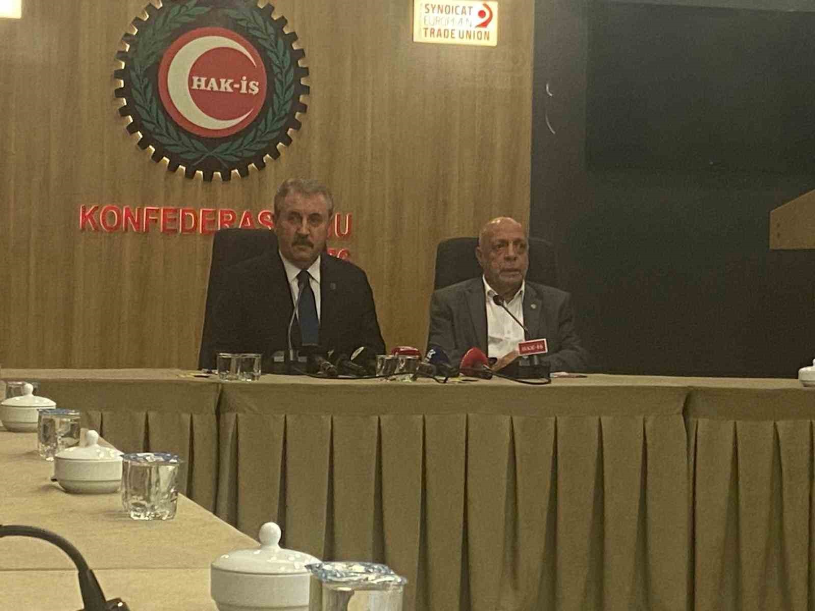 BBP Başkanı Destici’den HAK-İŞ’e ziyaret 