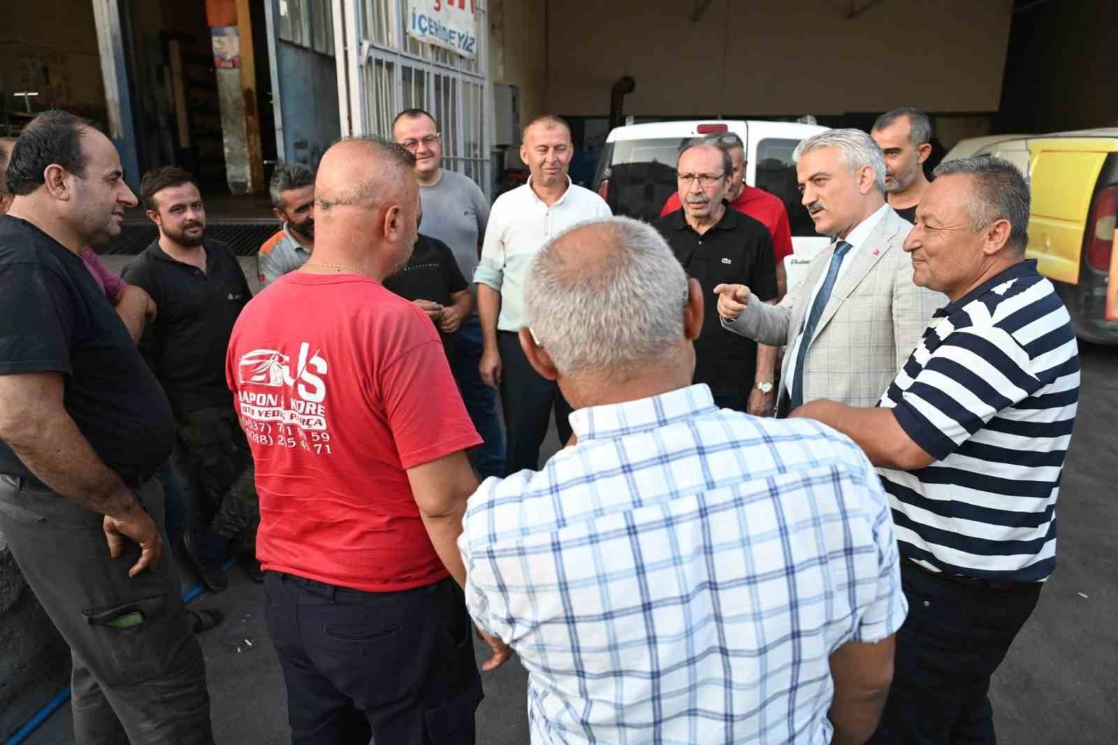 Kırıkkale Valisi Makas, sanayi esnafıyla bir araya geldi 