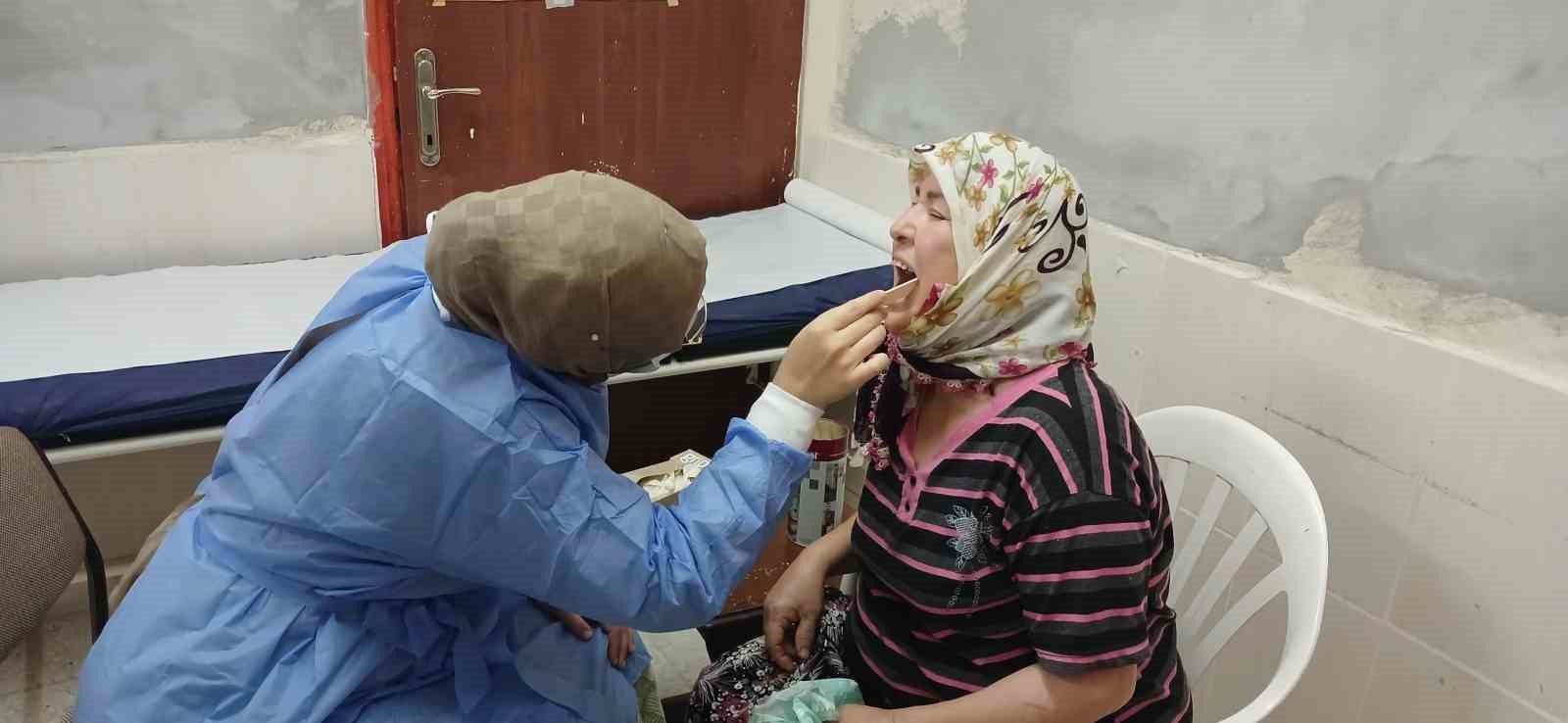 Kocagür’de diş taraması yapıldı 
