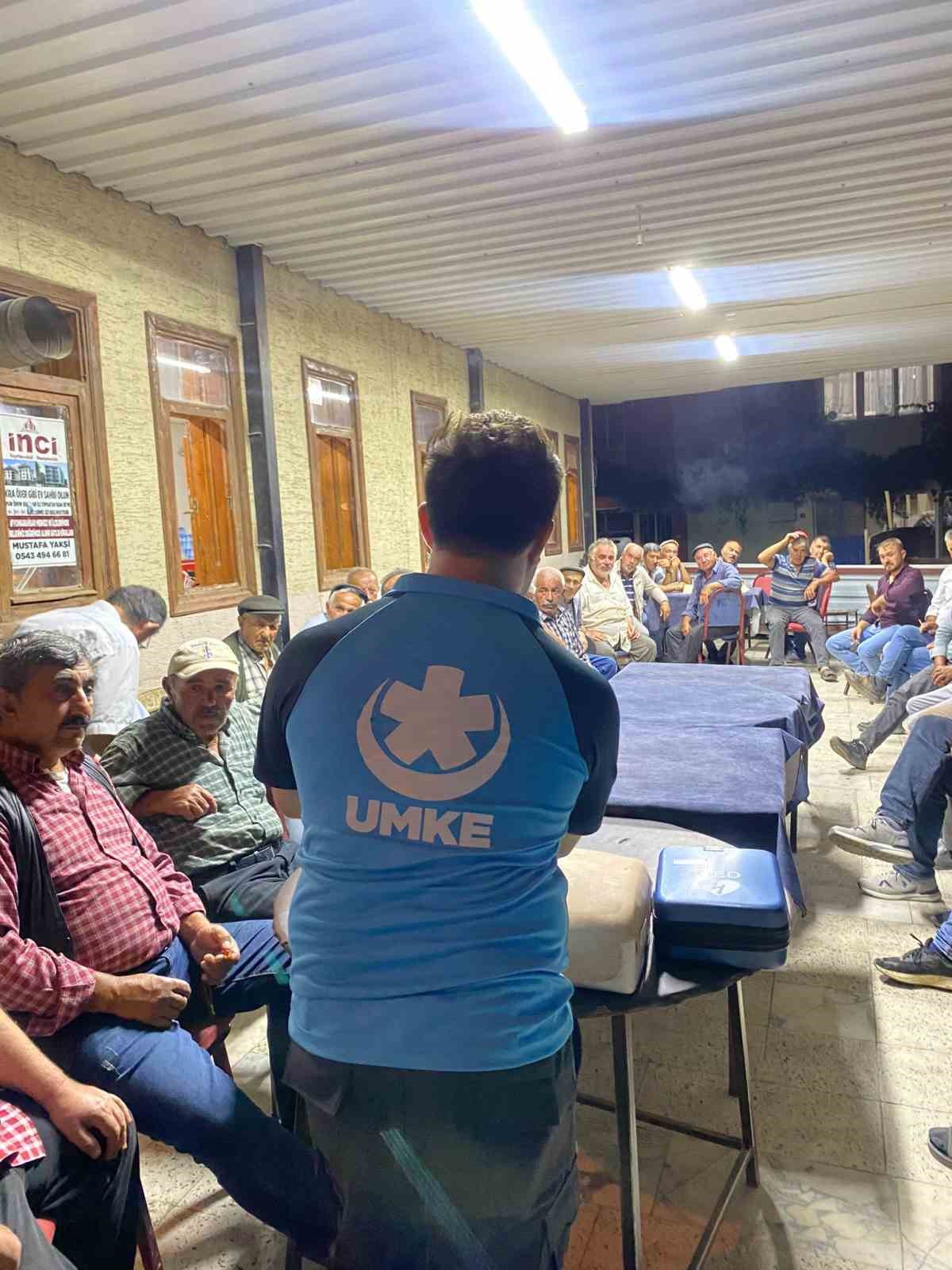 ’İlk Yardım Eden Sen Ol’ projesi Balçıkhisar’da başladı 