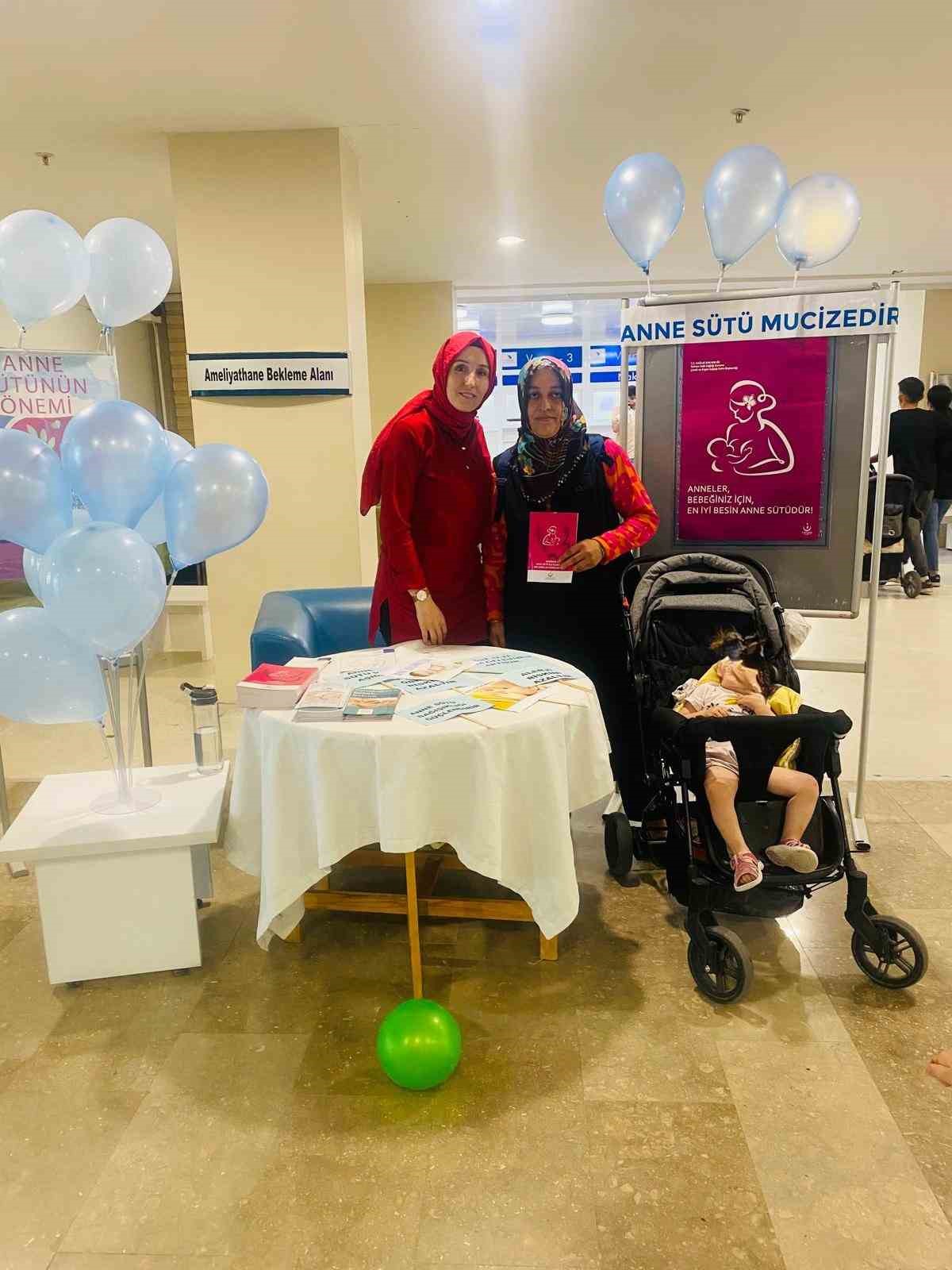 Sağlıklı nesiller için anne sütünün önemi anlatıldı 