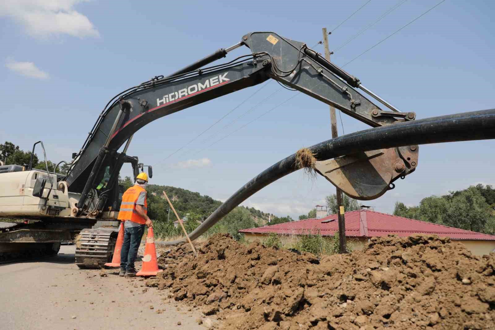 Samsun’un Havza ilçesinde yeni içme suyu hattı 
