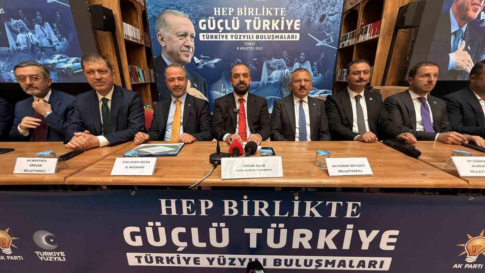 AK Parti Genel Başkan Yardımcısı Acar, Tokat’ta 