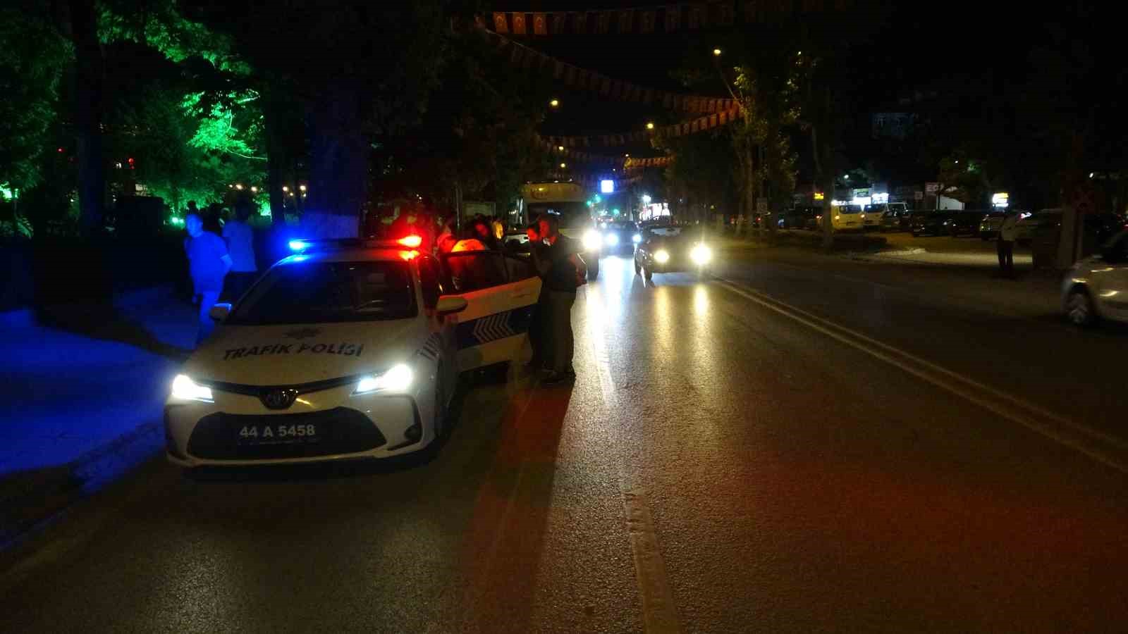 Malatya’da otomobilin çarptığı kadın yaralandı 