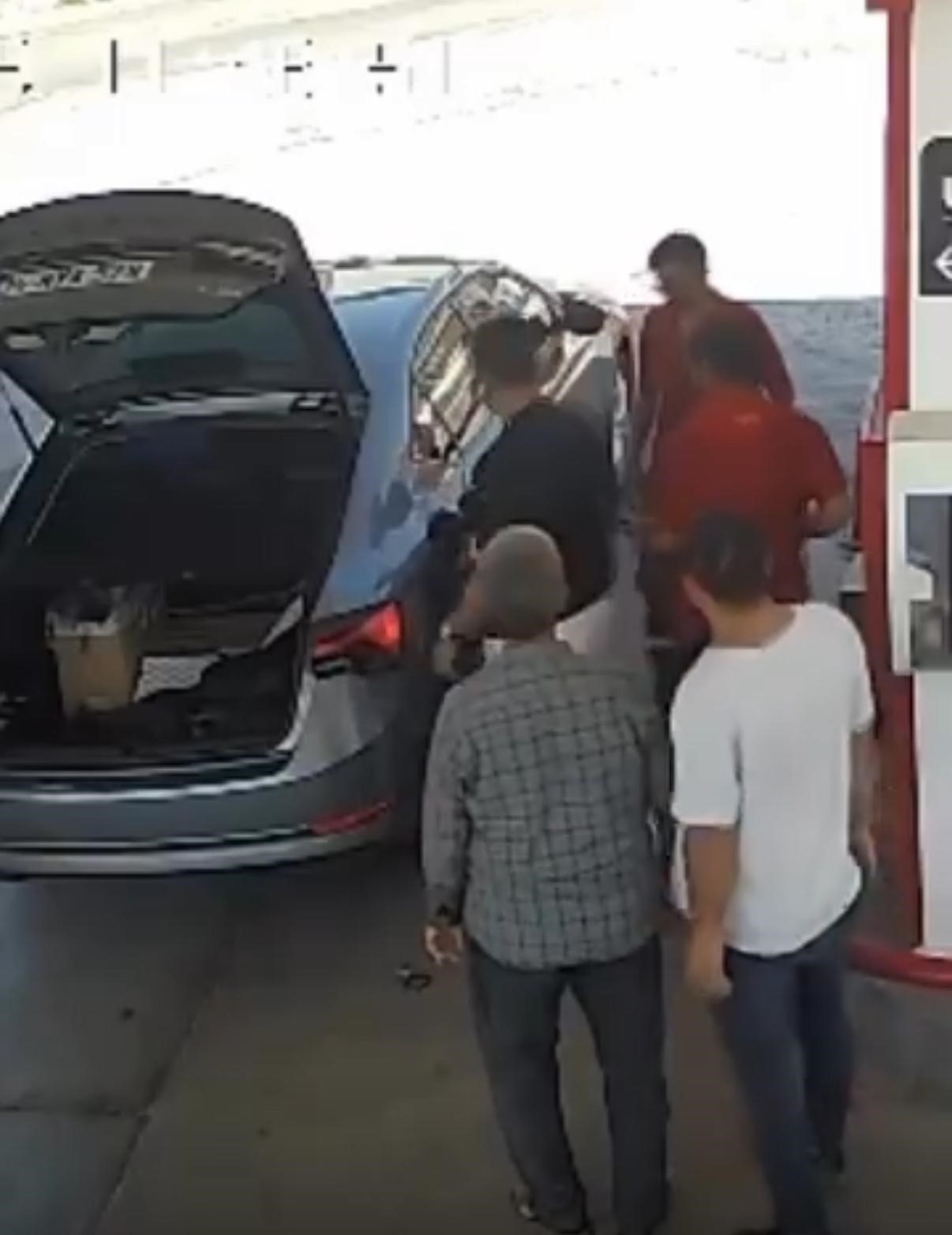 Diyarbakır’da akaryakıt istasyonunda faciadan dönüldü: O anlar kamerada 