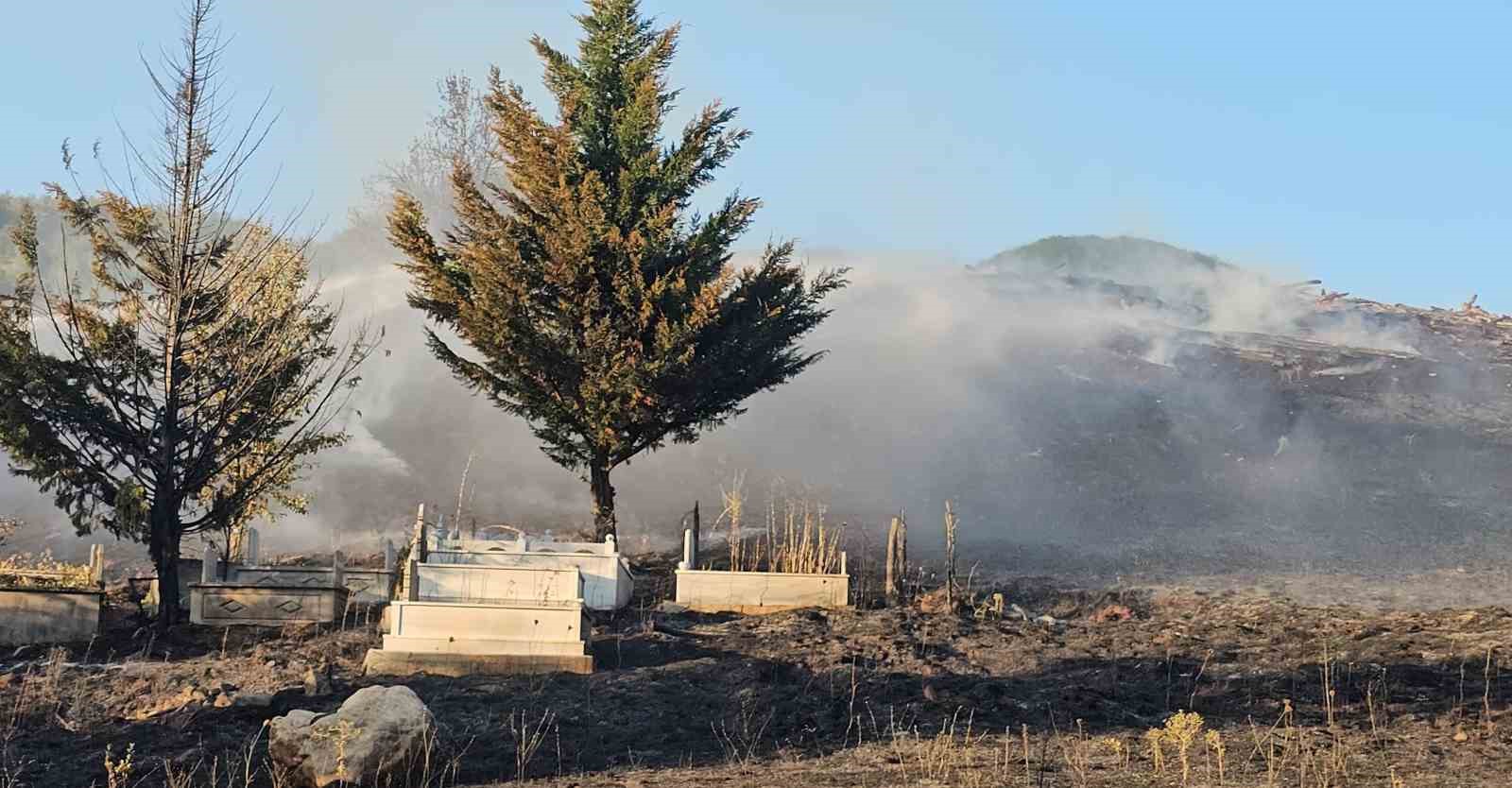 Kastamonu’da aynı bölgede ikinci orman yangını: 5 samanlık küle döndü 