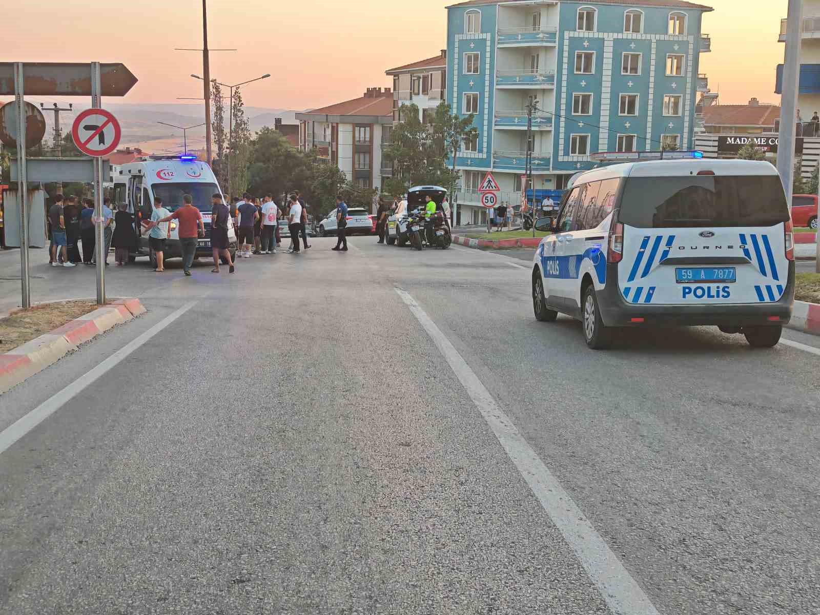 Tekirdağ’da trafik kazası: 5 yaralı 