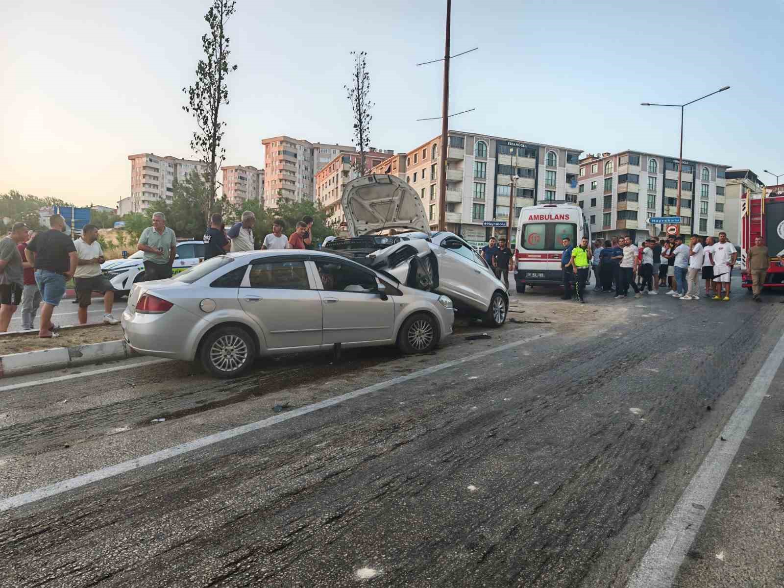Tekirdağ’da trafik kazası: 5 yaralı 