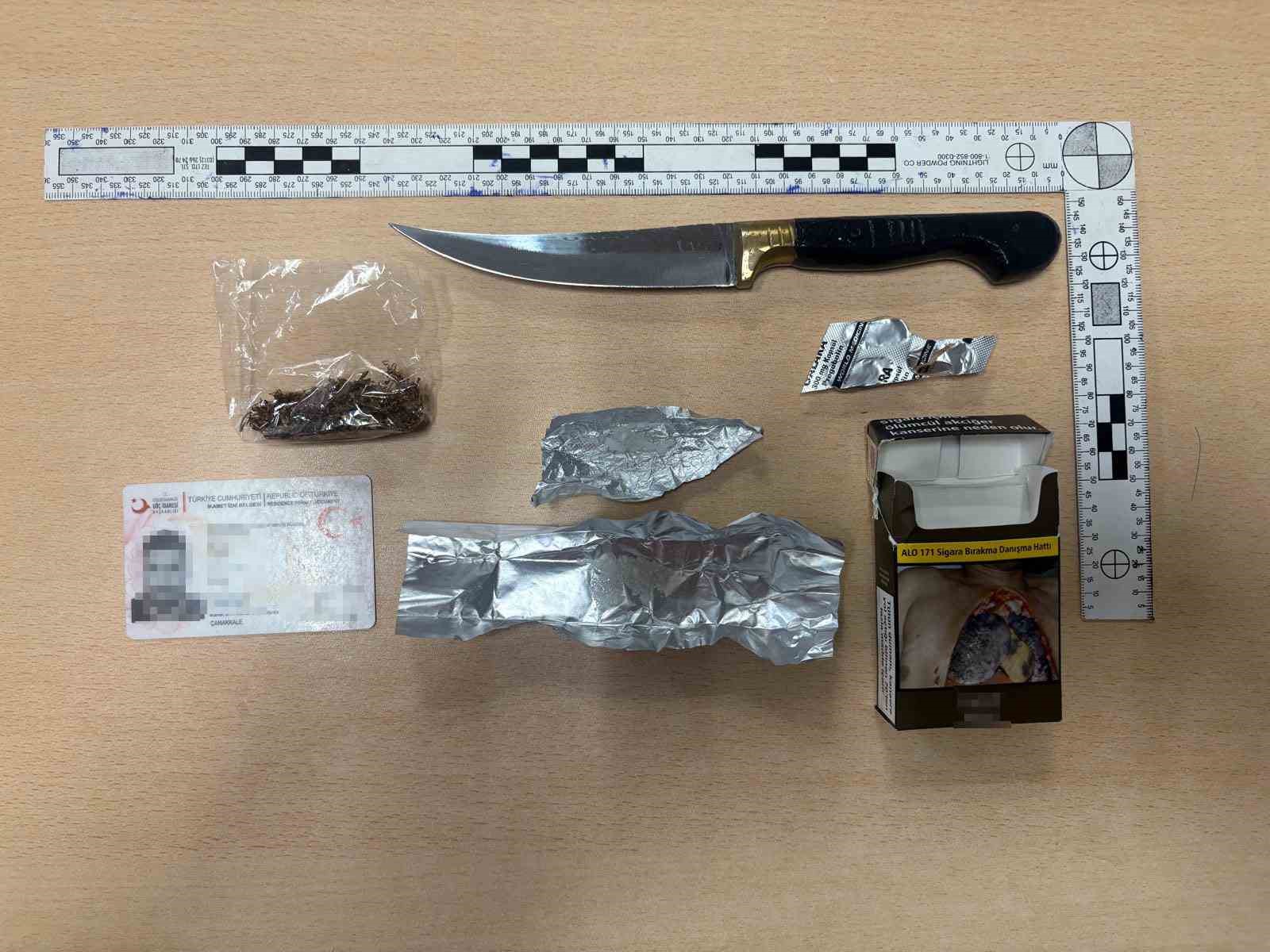 Çanakkale’de uyuşturucu operasyonu: 1 gözaltı 