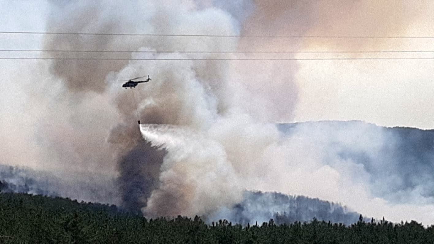 Bolu’daki orman yangınına müdahale sürüyor 