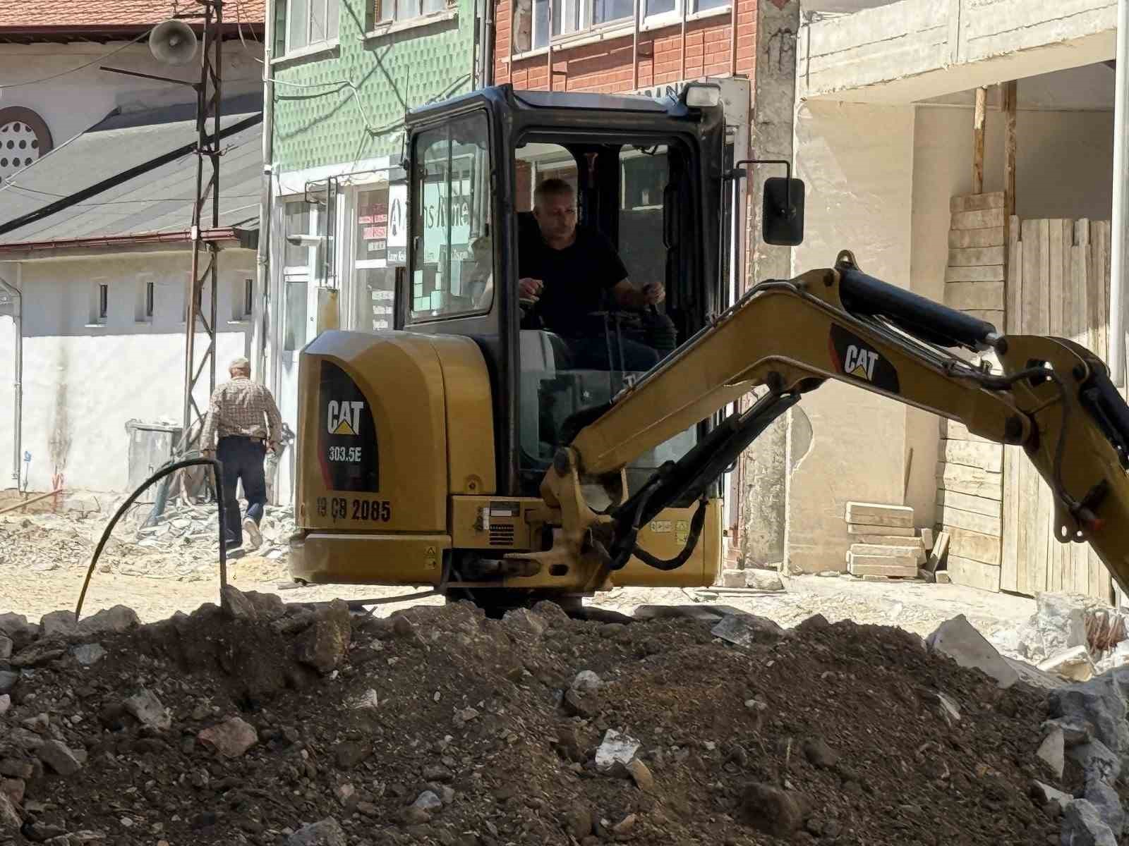 Çorum’un tarihi sokağında çehre değişiyor 