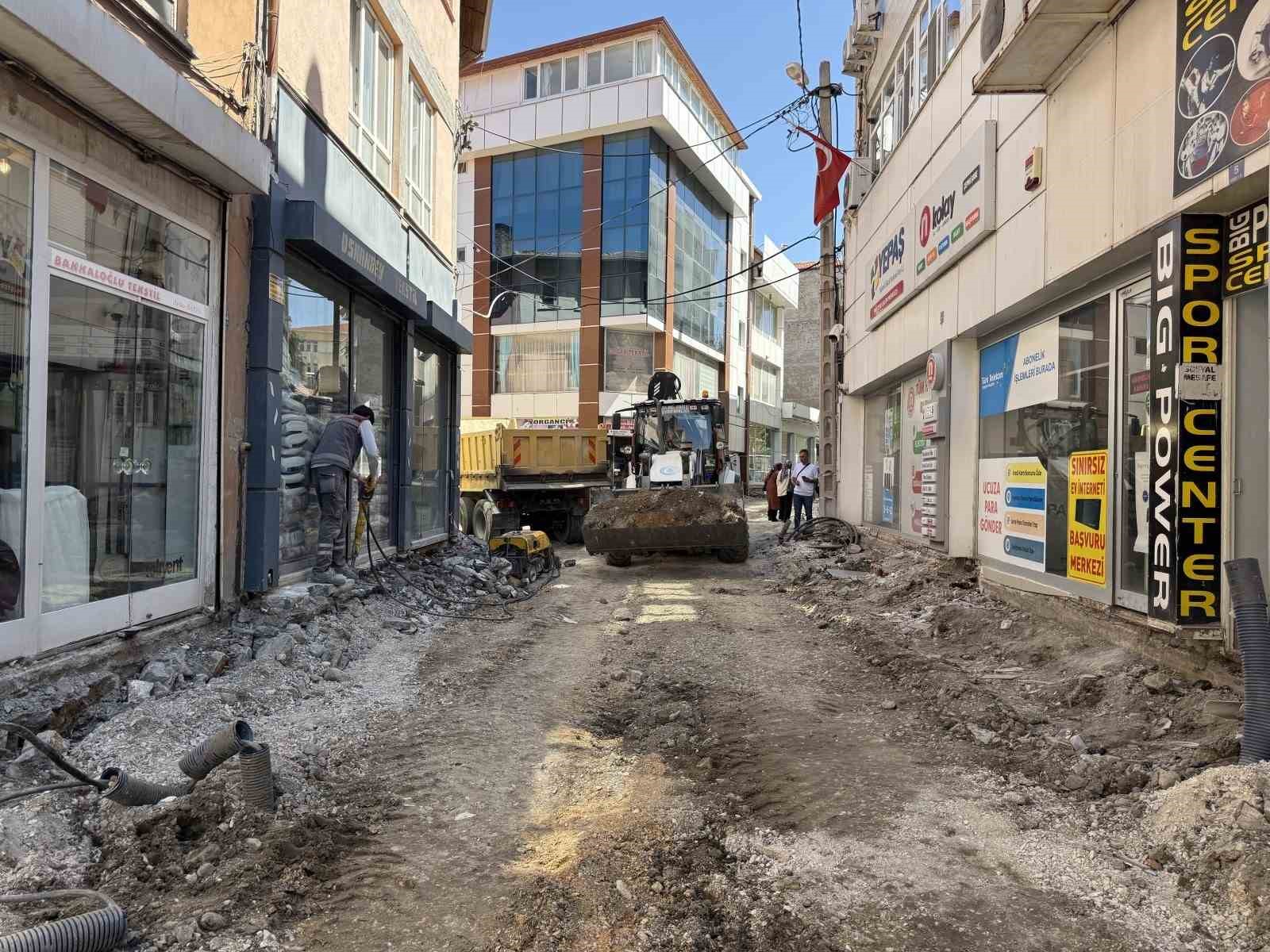 Çorum’un tarihi sokağında çehre değişiyor 