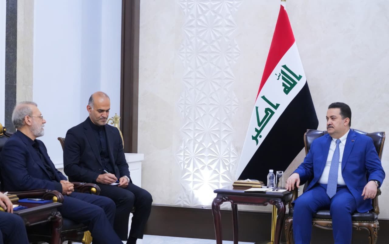 Irak Başbakanı Sudani, Hamaney’in Danışmanı Laricani’yi kabul etti 