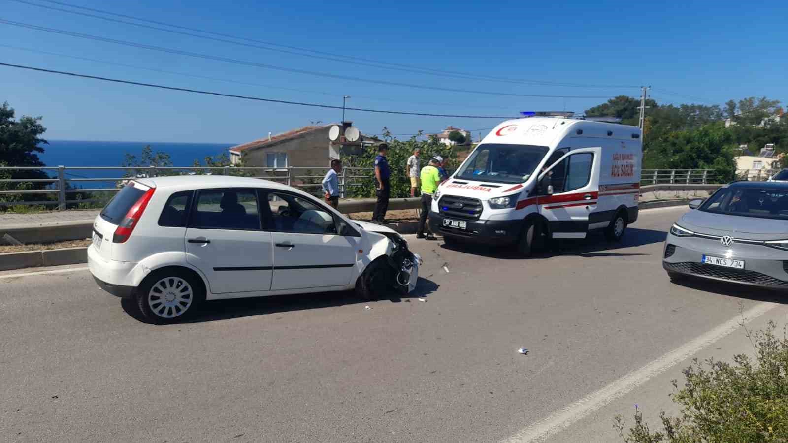 Sinop’ta kaza: 1 yaralı 