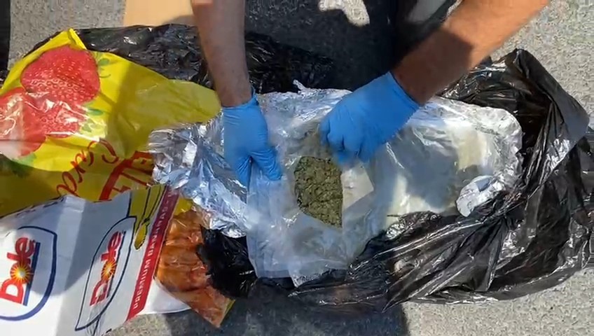Samsun’da yolcu otobüsünde 2 kilo skunk ele geçirildi: 2 gözaltı 