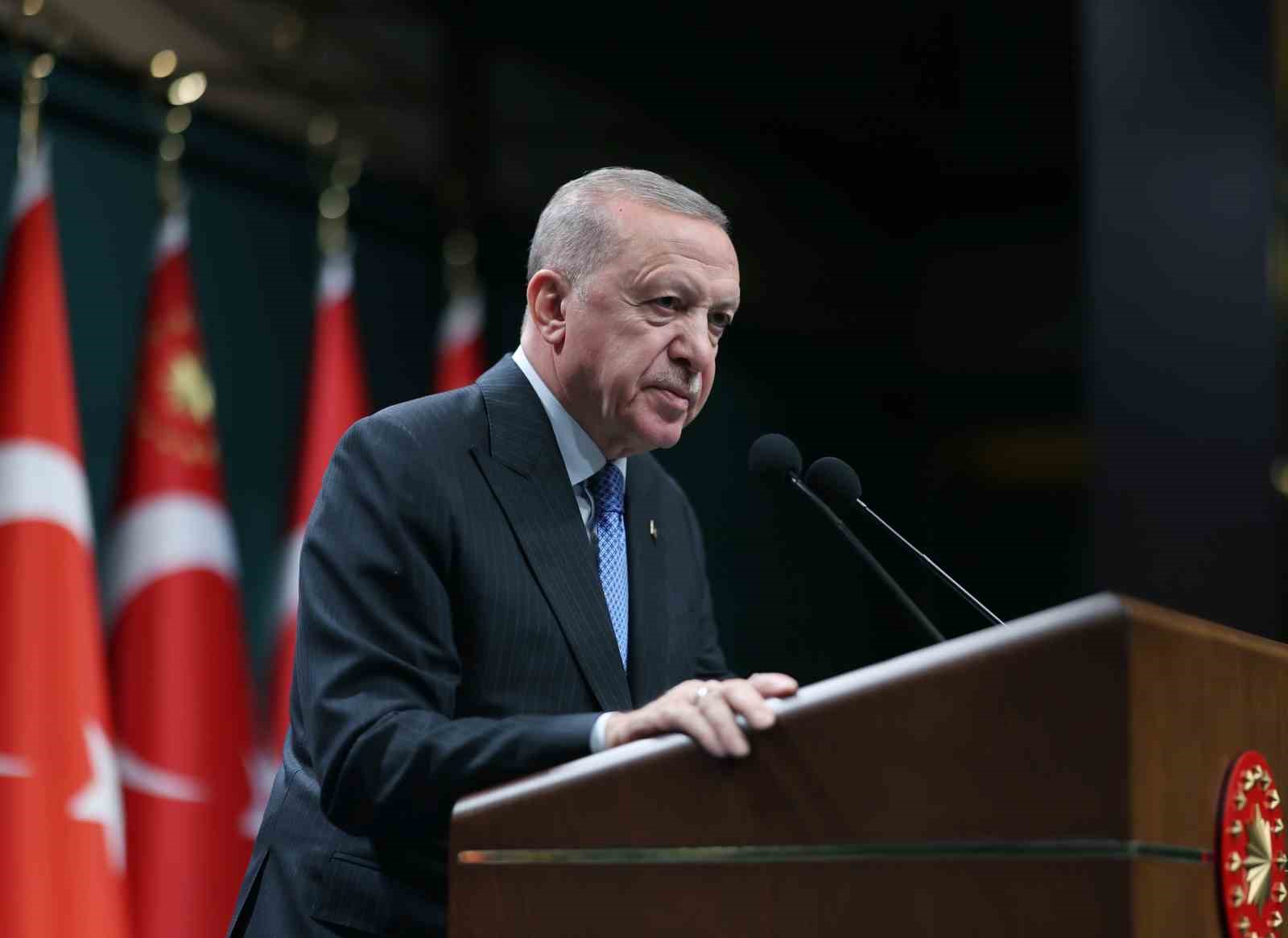 Cumhurbaşkanı Erdoğan: 