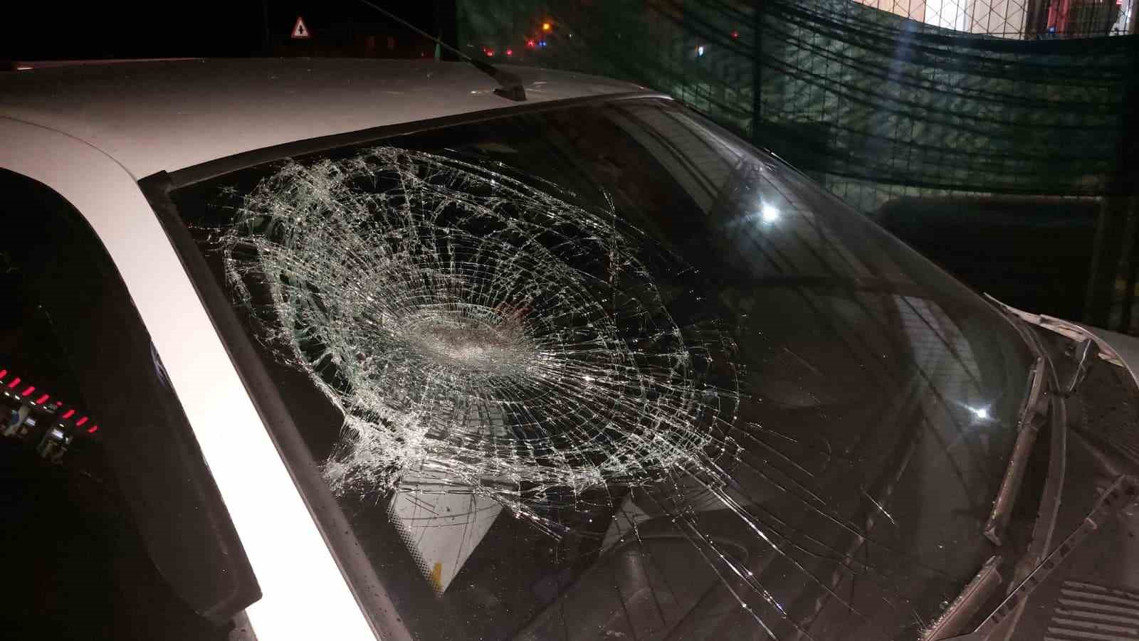 Ters şerite giren otomobil motosikletle çarpıştı: 1 yaralı 
