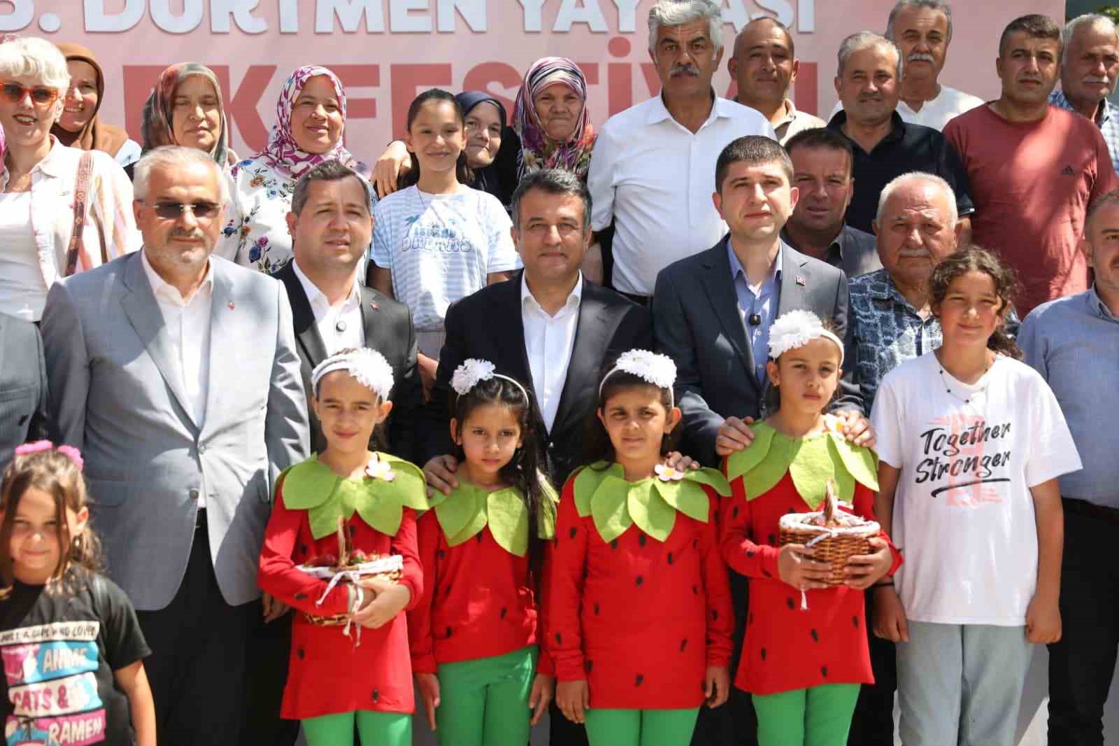 Samsun’da çileğin kalbi Dürtmen Yaylası’nda attı 