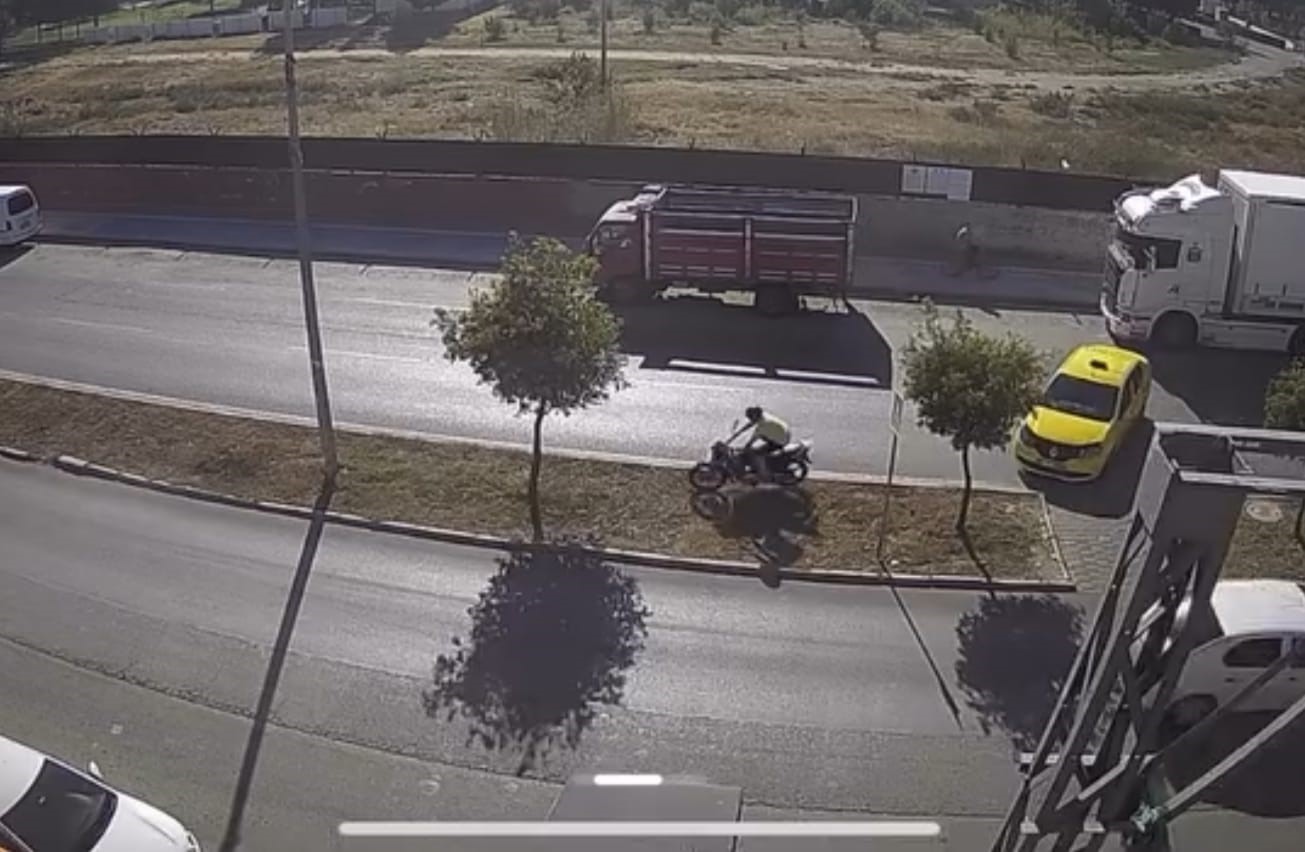Cinayet gibi kaza kamerada 