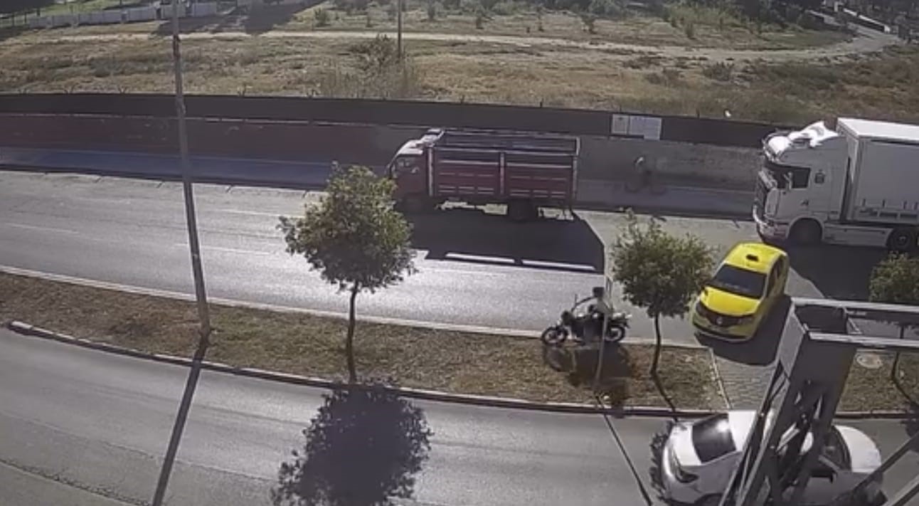 Cinayet gibi kaza kamerada 