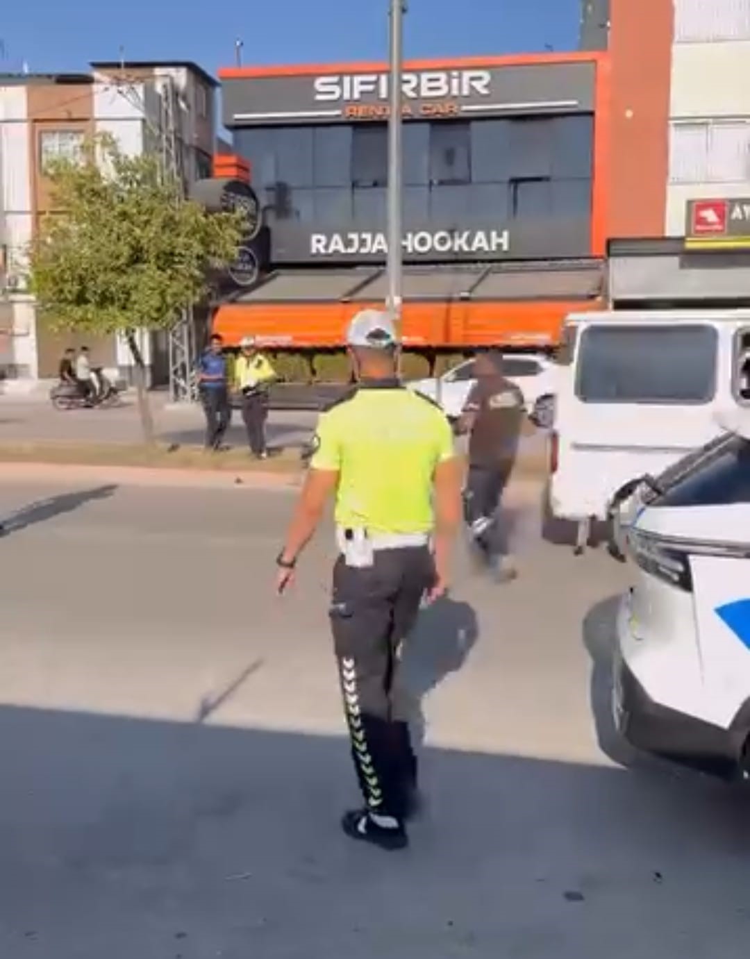 Cinayet gibi kaza kamerada 