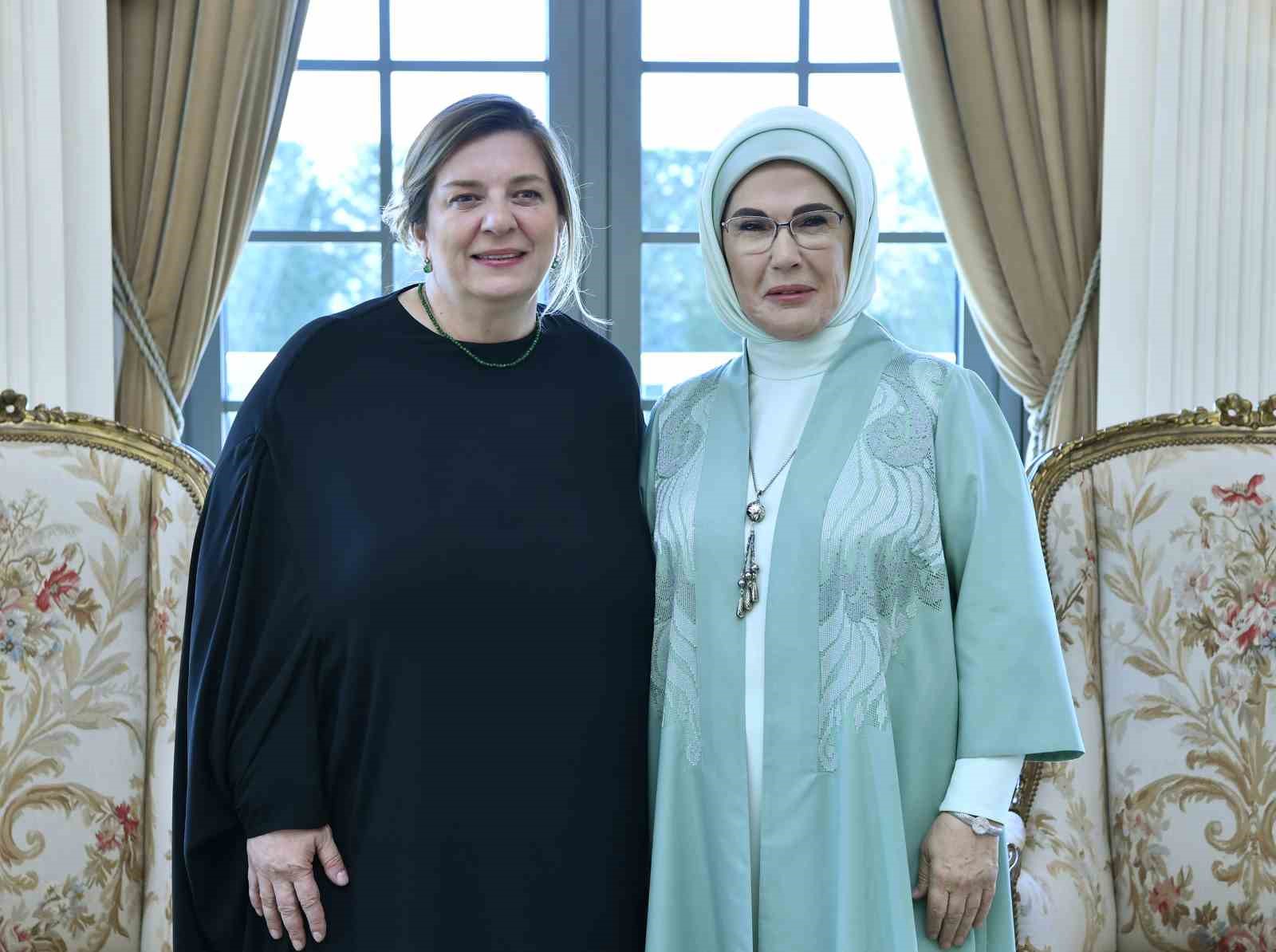 Emine Erdoğan, Gürcistan Cumhurbaşkanı Kavelashvili’nin eşiyle görüştü 
