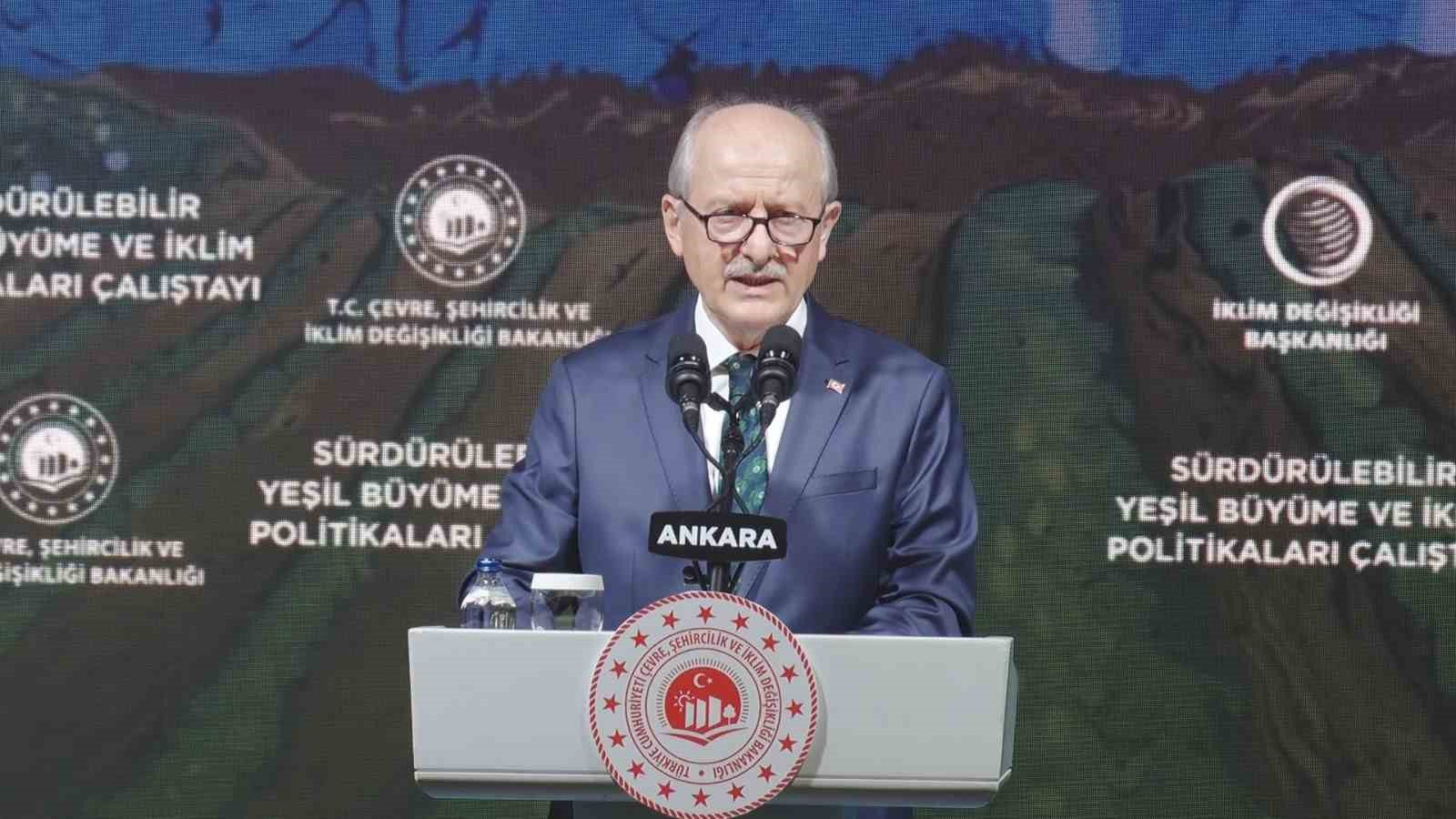 Sürdürülebilir Yeşil Büyüme ve İklim Politikaları Çalıştayı Ankara’da toplandı 