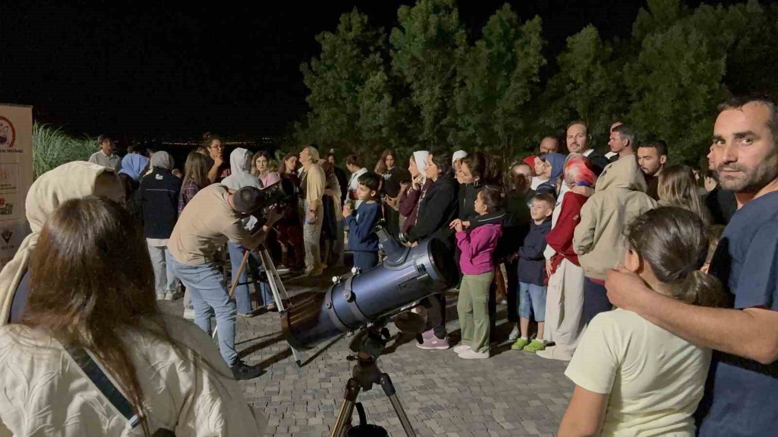 Meteor yağmuru etkinliği, doldu taştı 
