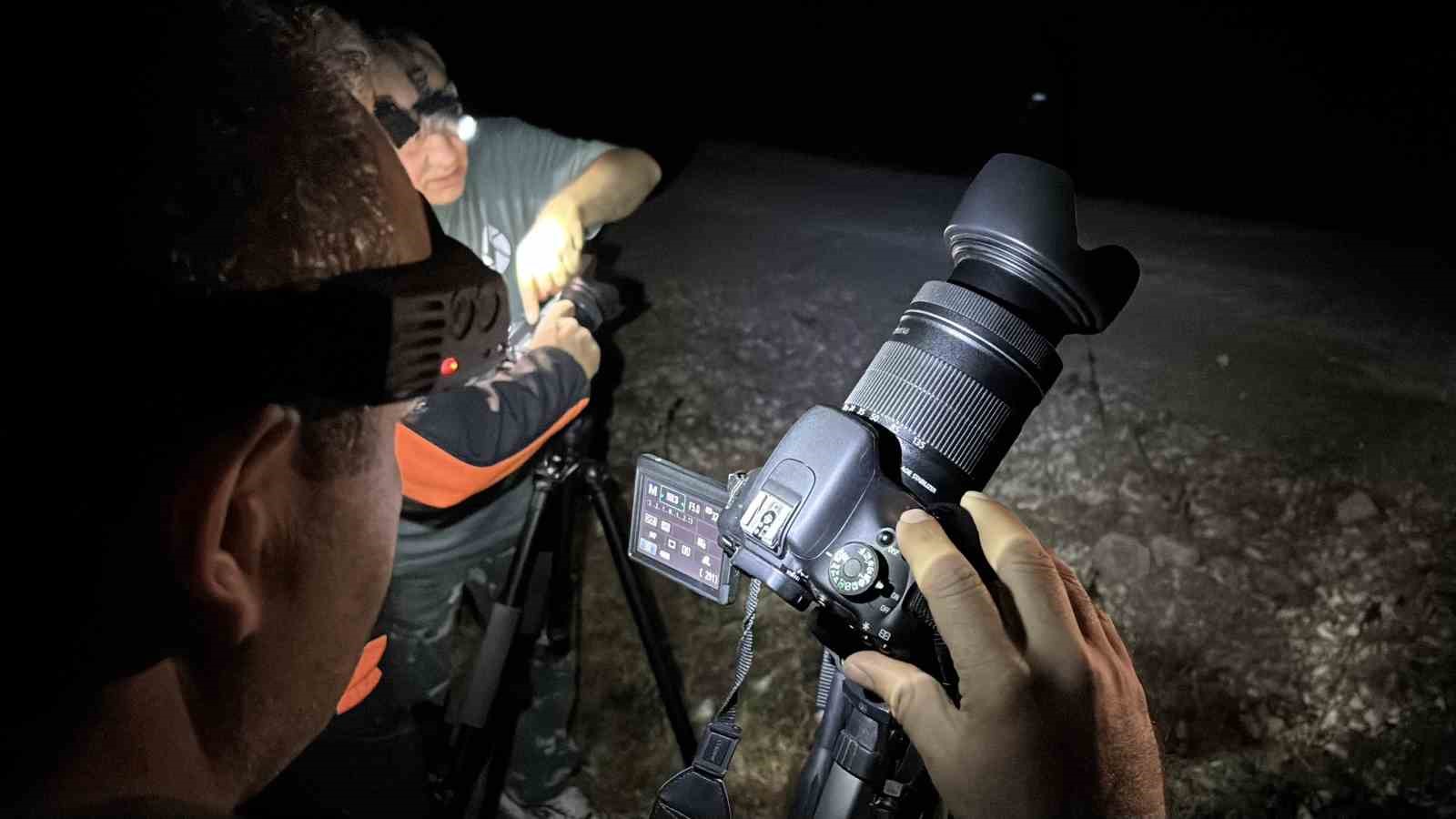 Bolu’da fotoğraf tutkunlarının ‘perseid’ mesaisi: 