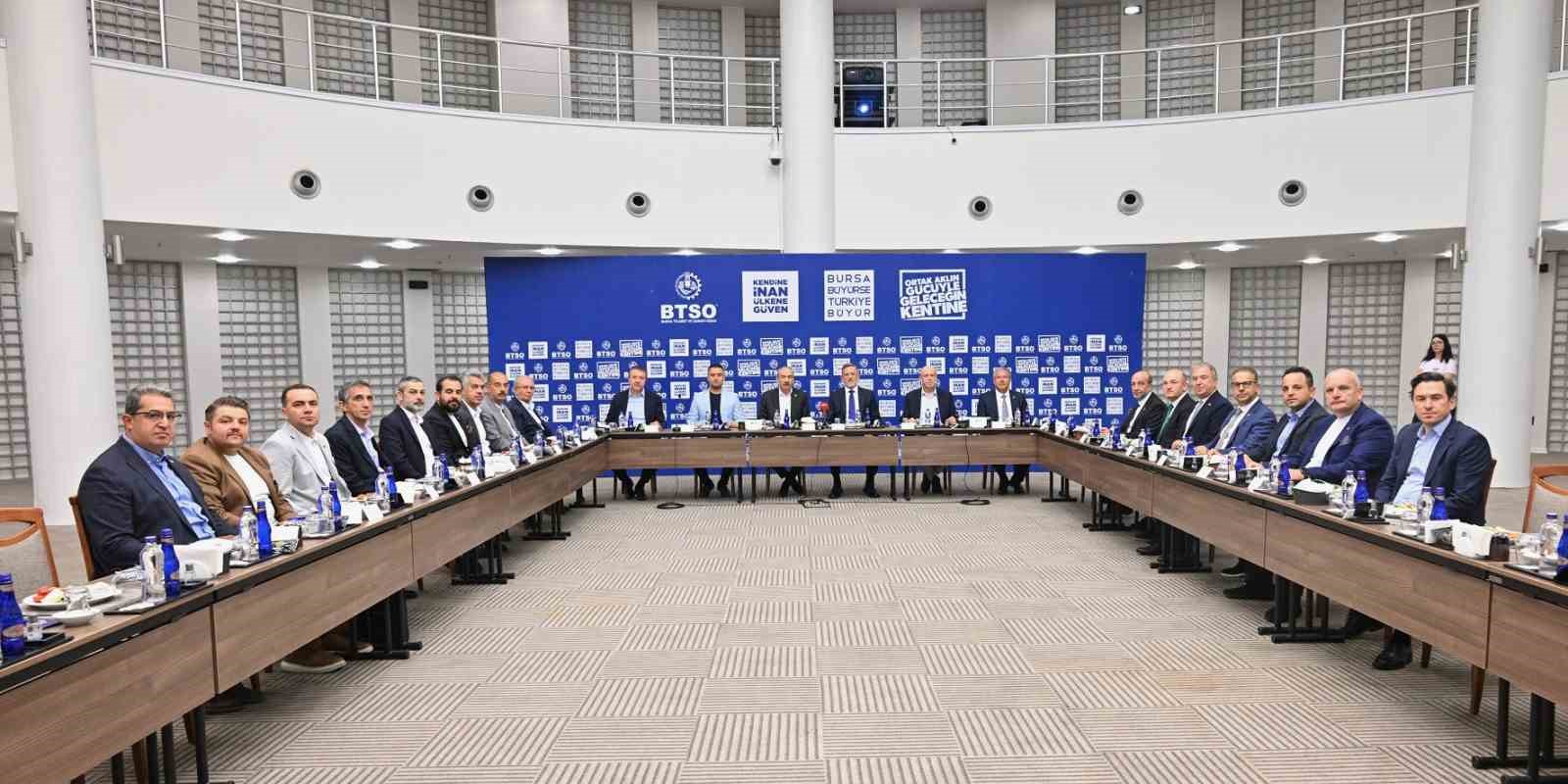 Kayseri Ticaret Odası’ndan BTSO’nun vizyoner projelerine ziyaret 