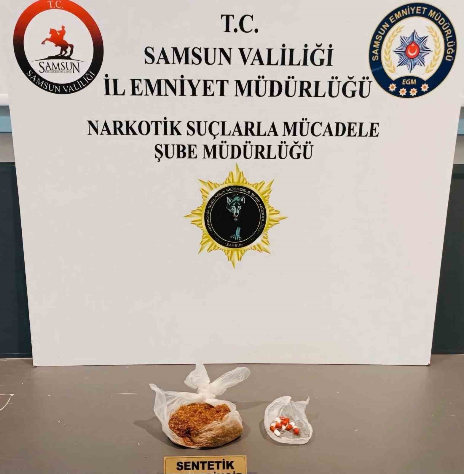 Samsun’da uyuşturucu operasyonu: 5 gözaltı 