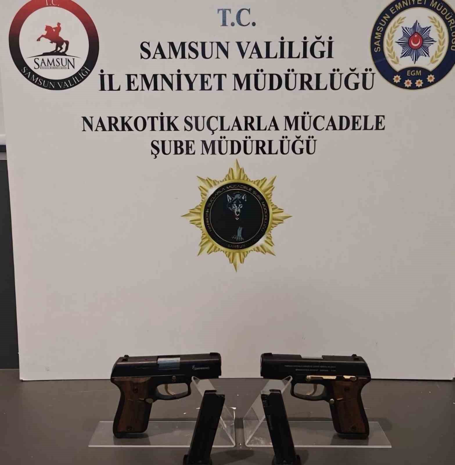 Samsun’da uyuşturucu operasyonu: 5 gözaltı 