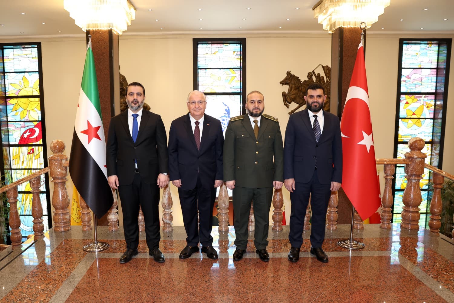 Bakan Güler, Suriye Savunma Bakanı, Dışişleri Bakanı ve İstihbarat Başkanı ile görüştü 