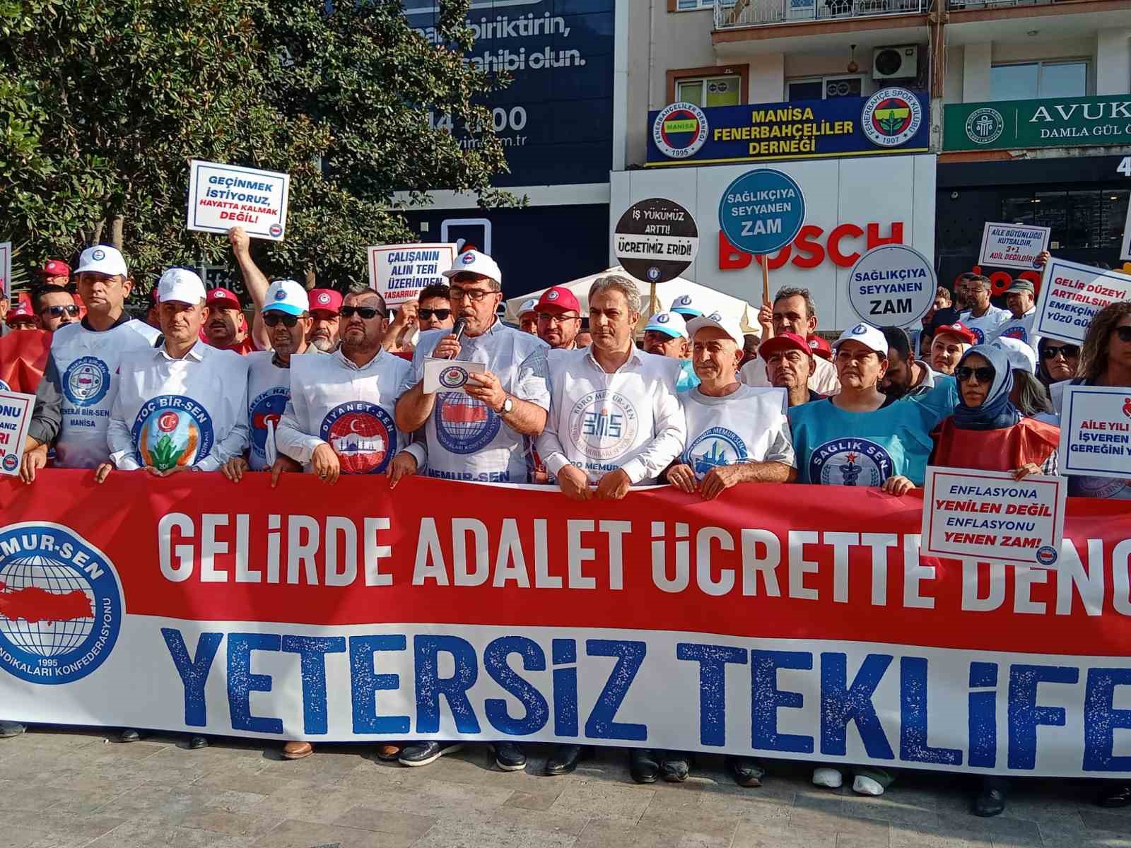 Memur-Sen’den zam teklifine tepki 