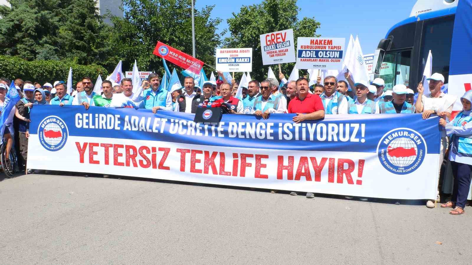 Memur-Sen’den toplu sözleşme eylemi 