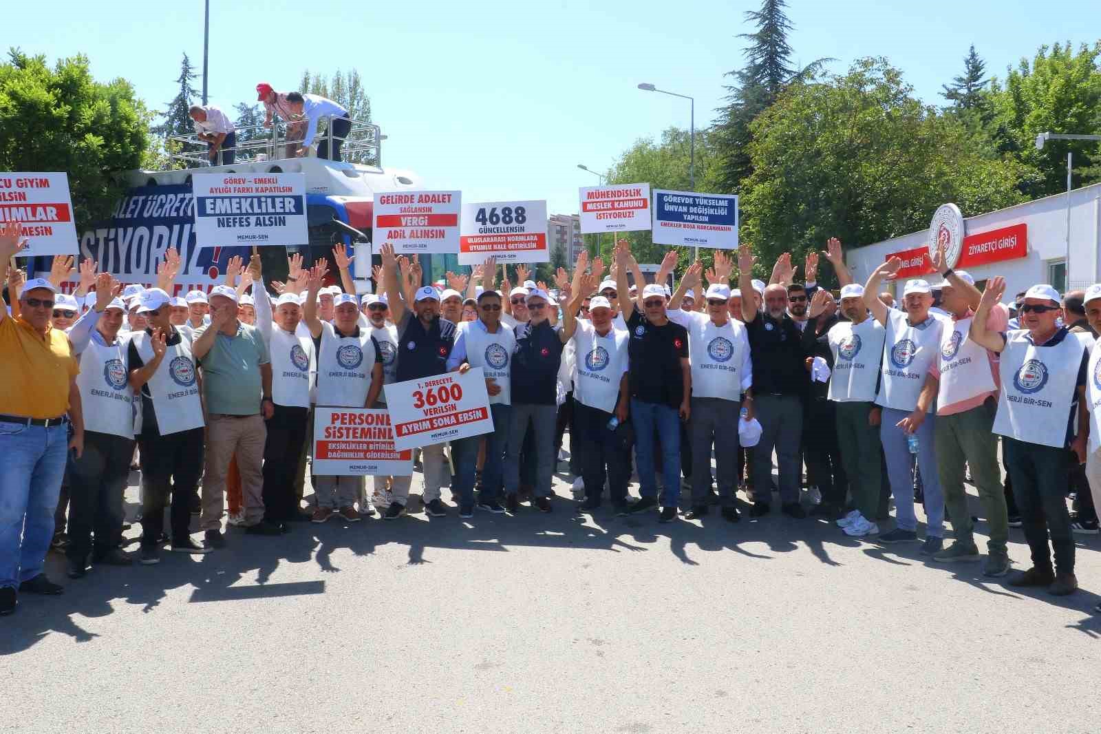 Memur-Sen’den toplu sözleşme eylemi 