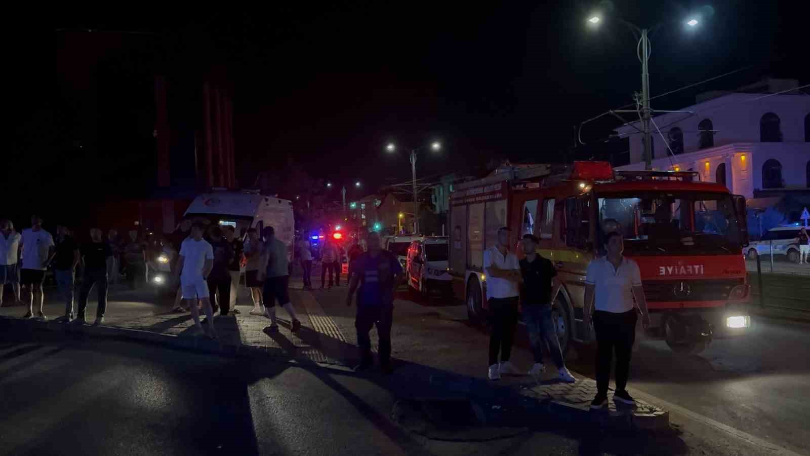 Gaziantep’te 7 katlı binada yangın paniği 