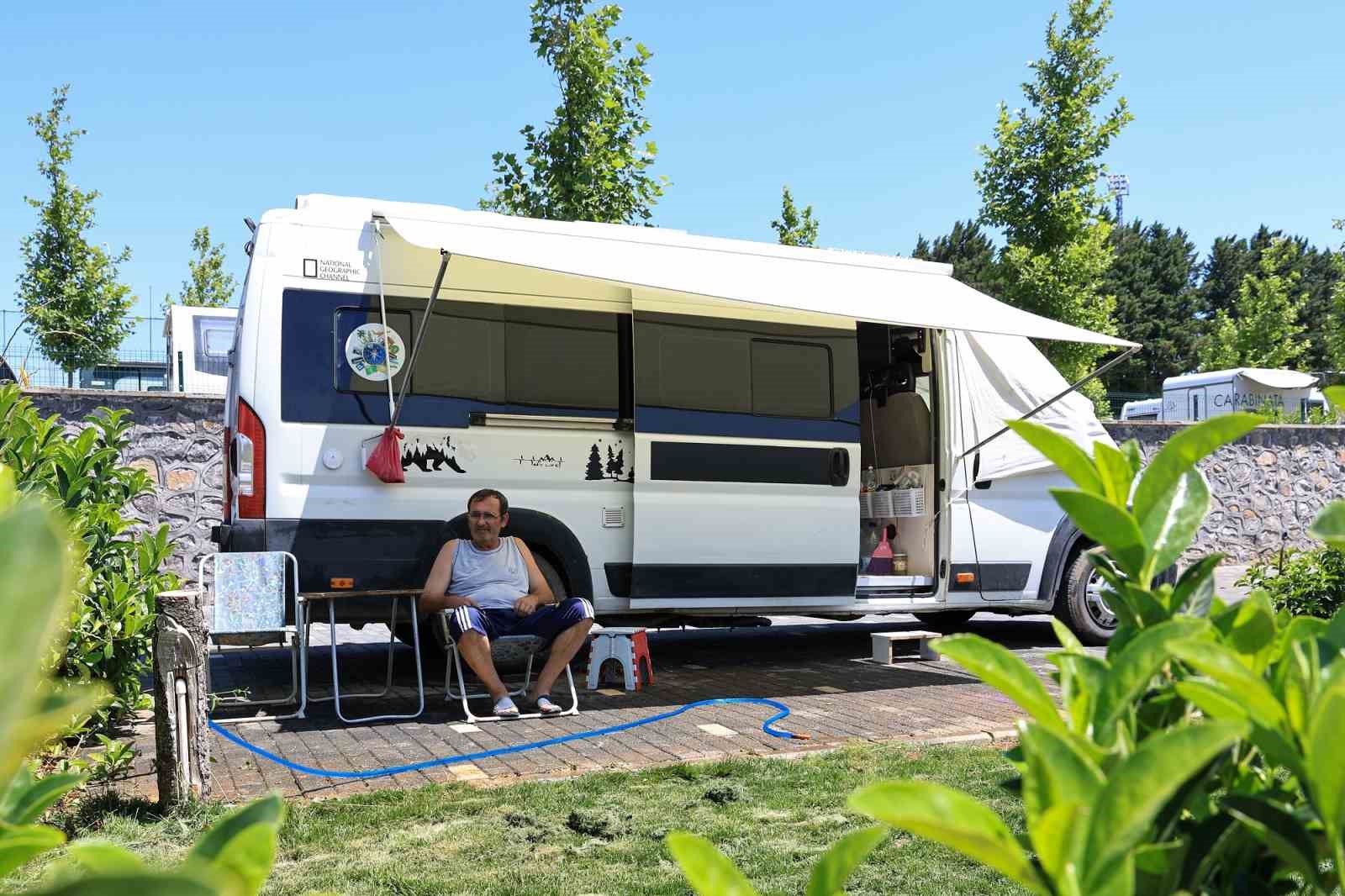 Gaziantep Büyükşehir’den doğa ve konforu buluşturan karavan park 