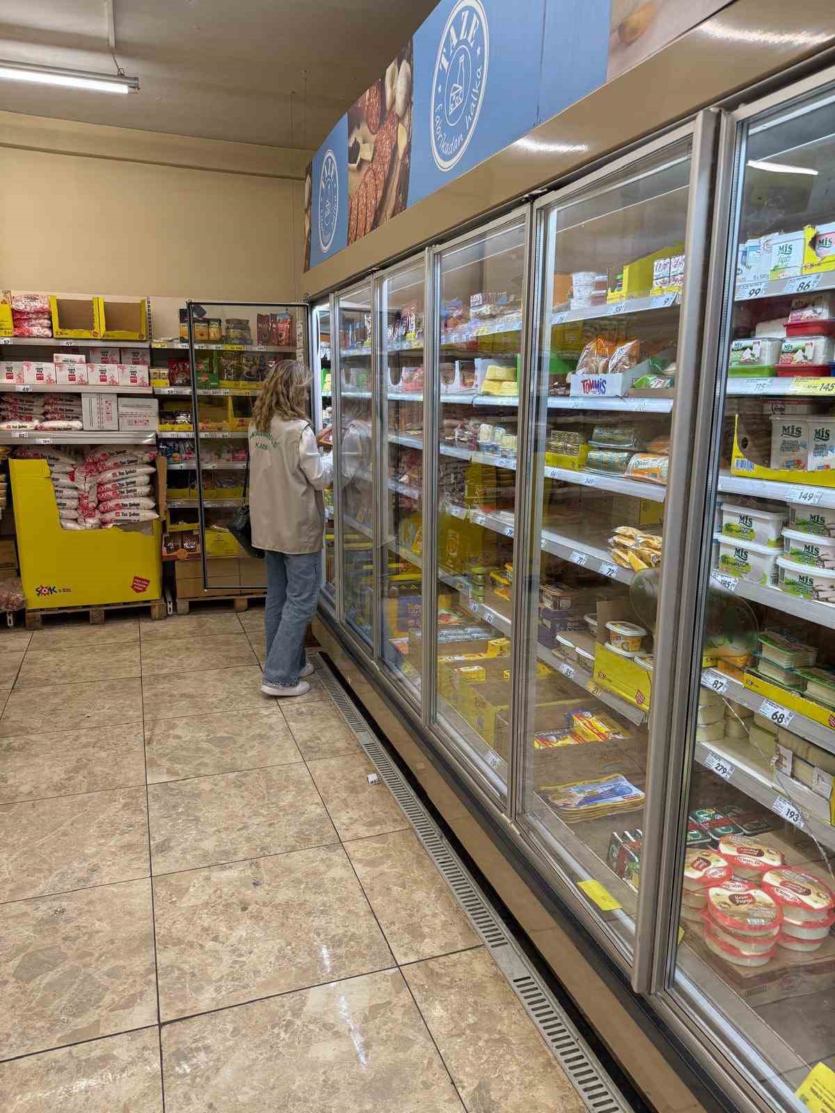Susuz’da marketlerde denetim 