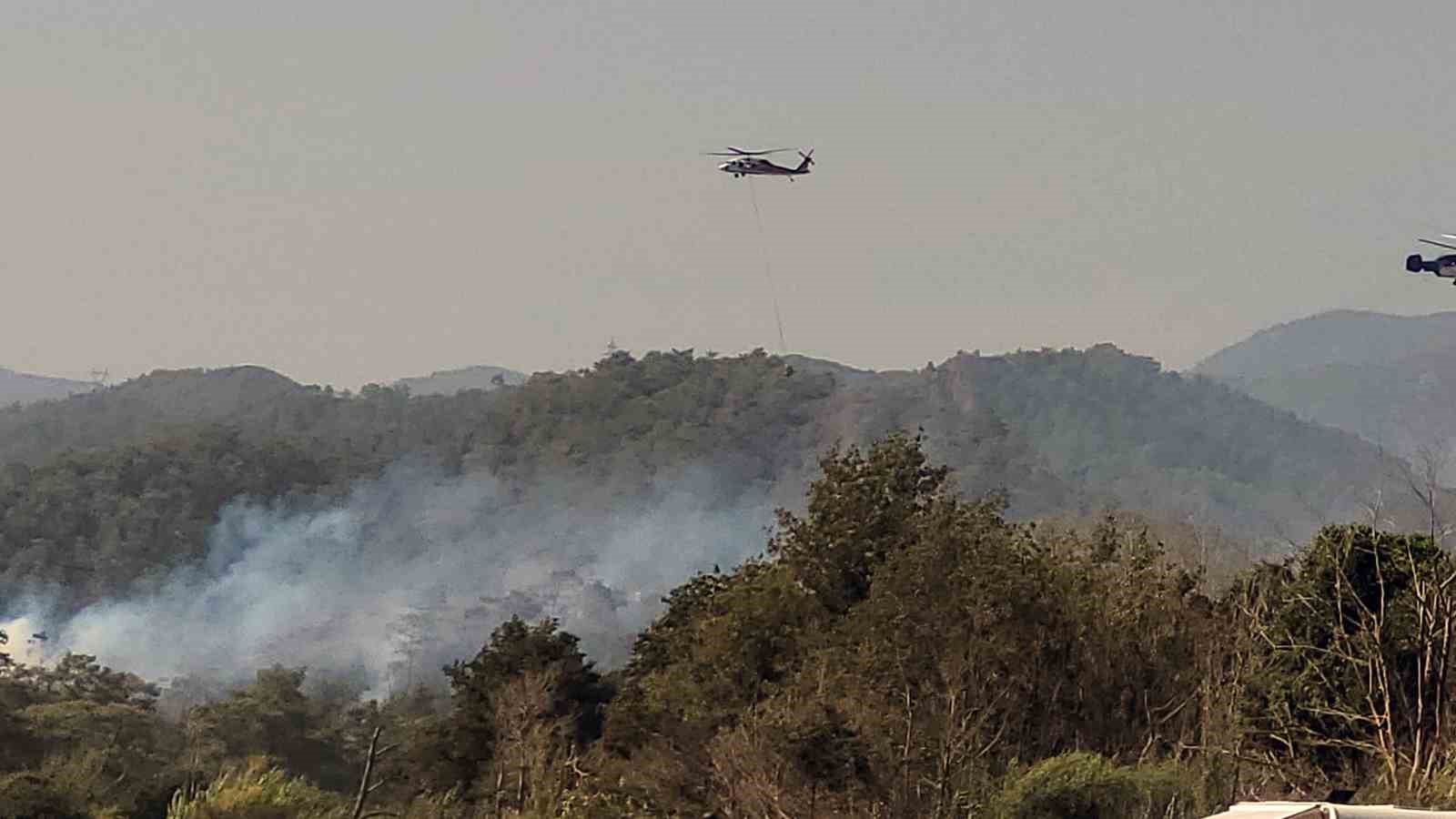 Fethiye Katrancı koyu yangını kısmen kontrol altında 