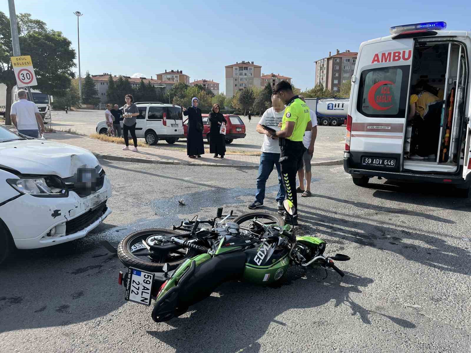 Tekirdağ’da kaza sonrası vatandaşlardan tepki