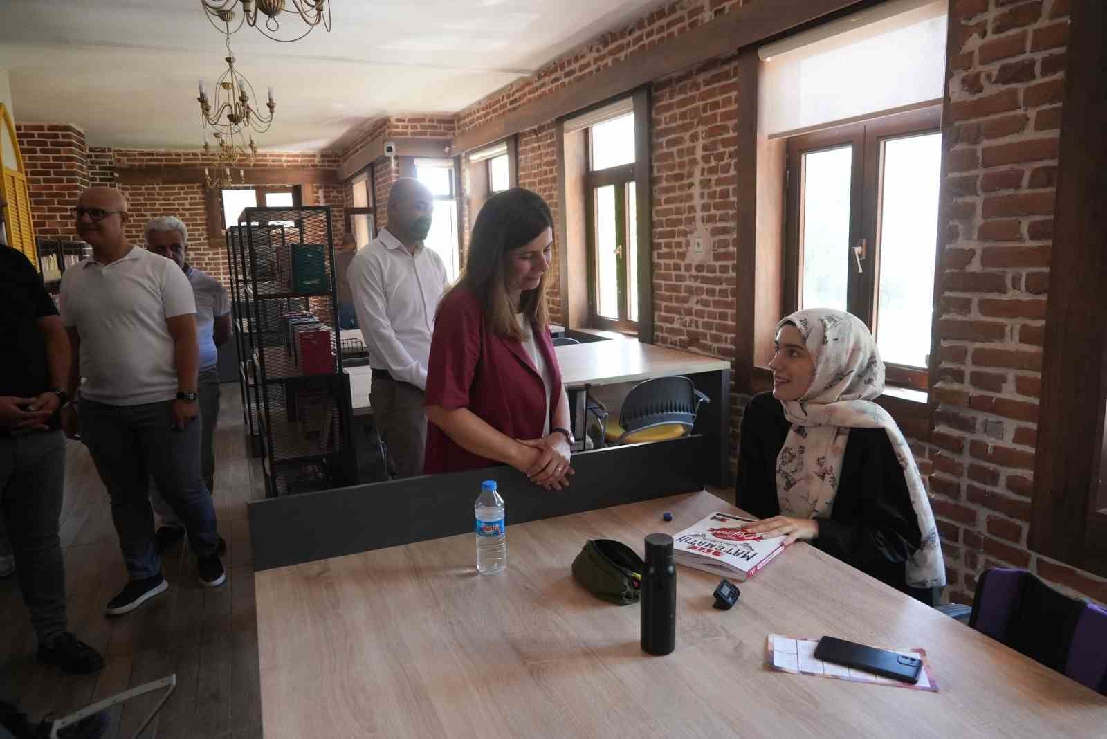 Başkan Bucak, etüt merkezleri ve kültürel alanları inceledi 
