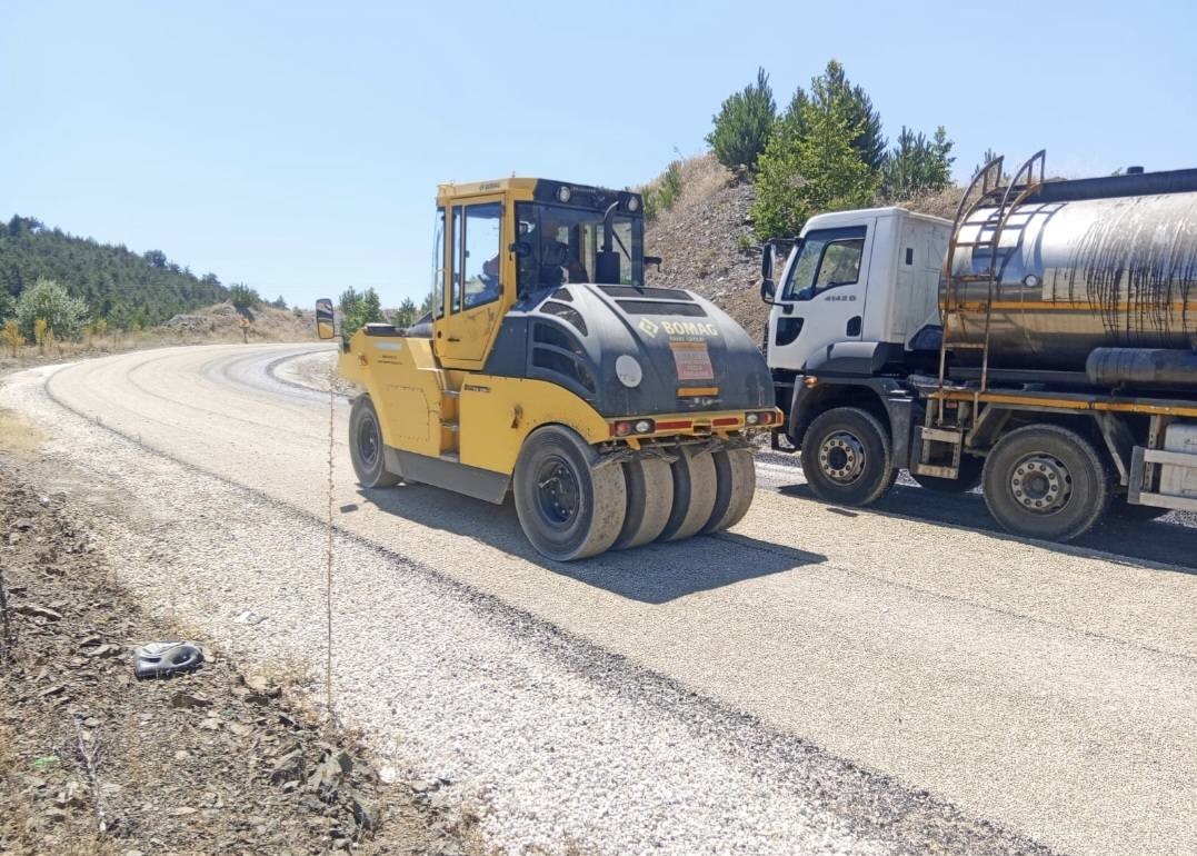 Bursa’nın dağ ilçelerinin yollarına Büyükşehir imzası 