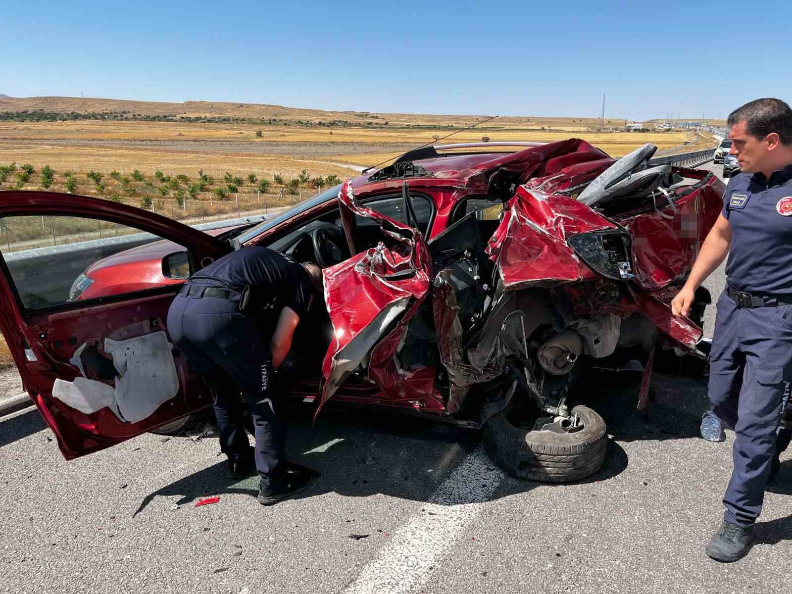 Ankara-Niğde Otoyolu’nda kaza: 1 ölü, 3 yaralı 