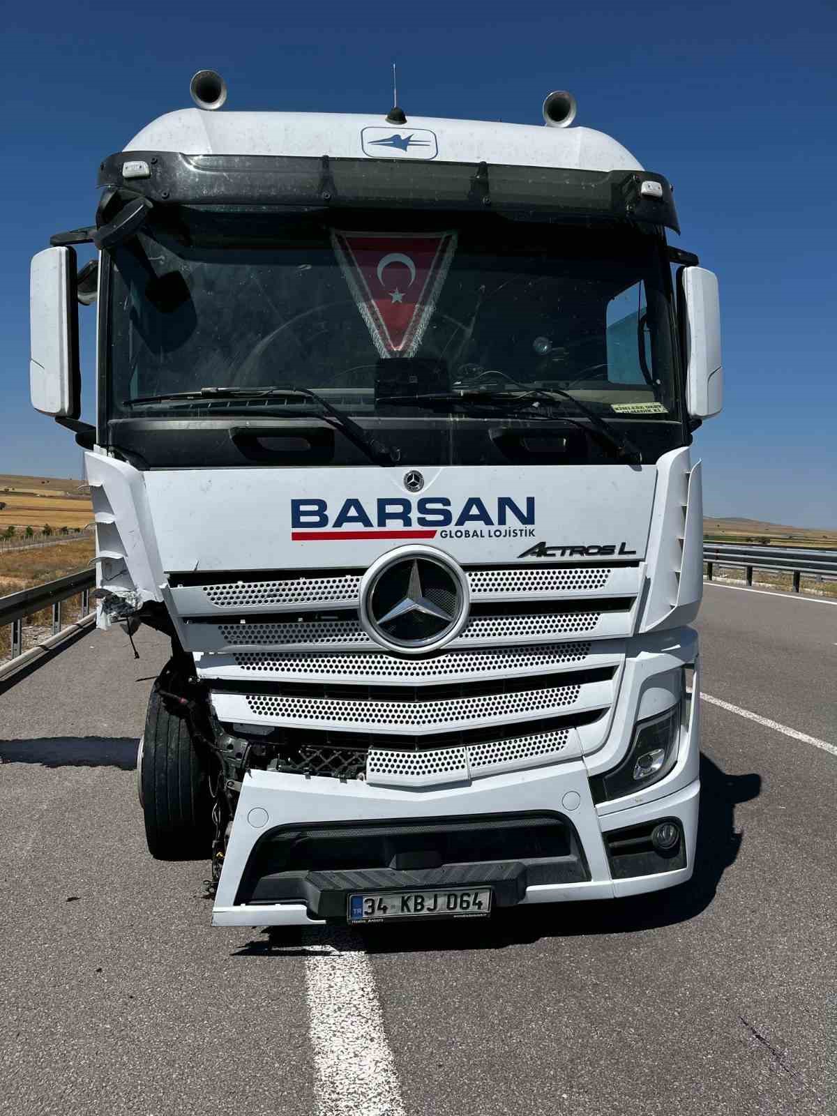 Ankara-Niğde Otoyolu’nda kaza: 1 ölü, 3 yaralı 