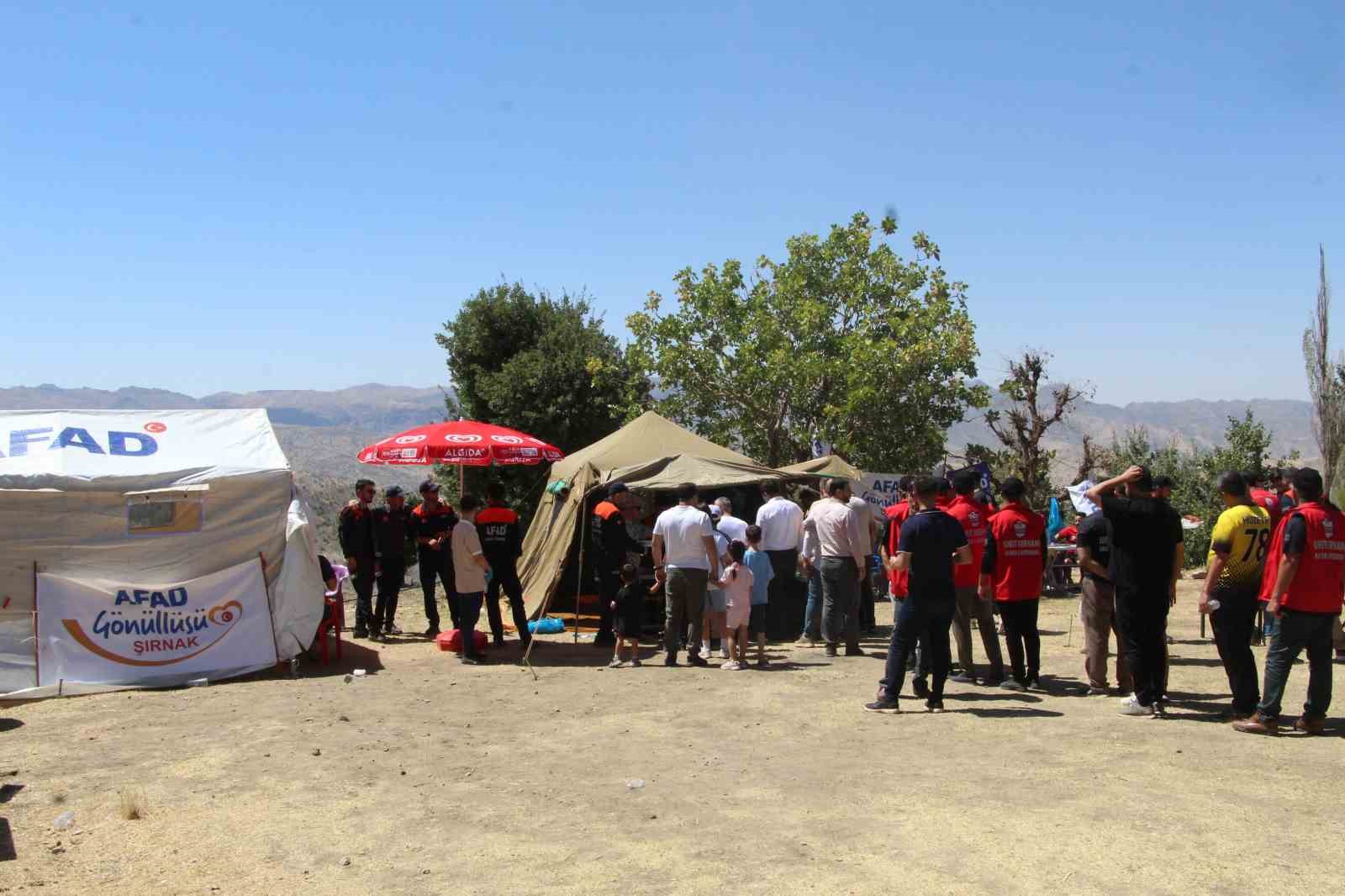 Şırnak AFAD gönüllüleri piknikte buluştu 