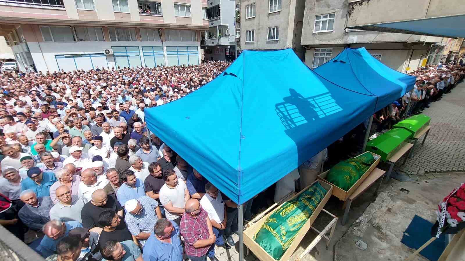 Giresun’daki kazada hayatını kaybeden 4 kişiye son görev 