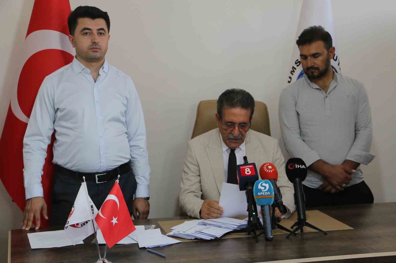 TMD’den Milli Dayanışma, Kardeşlik ve Demokrasi Komisyonu üyelerine mektup 
