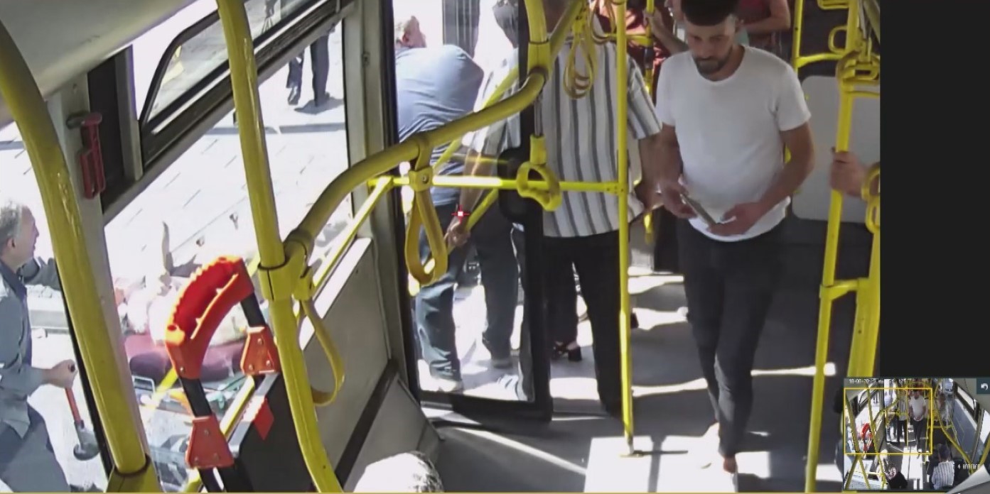 Kayseri’de otobüs şoförü fenalaşan yolcuyu hastaneye yetiştirdi 
